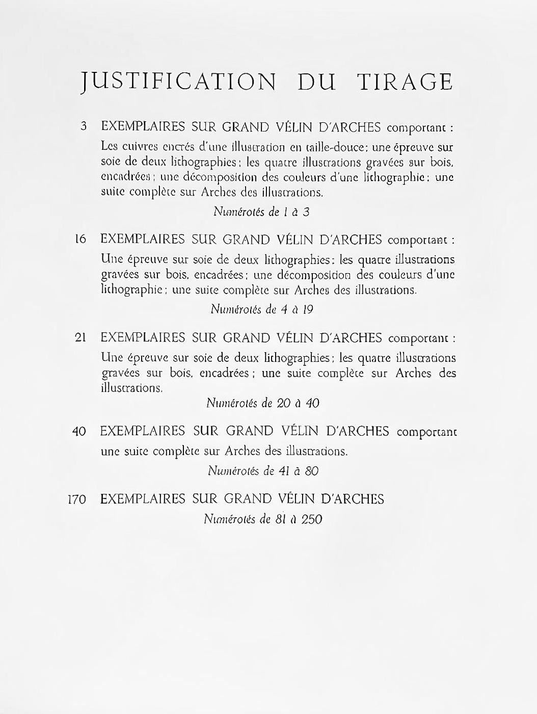 André Dunoyer de Segonzac, Composition, Les Peintres mes amis, Limited Edition Lithograph