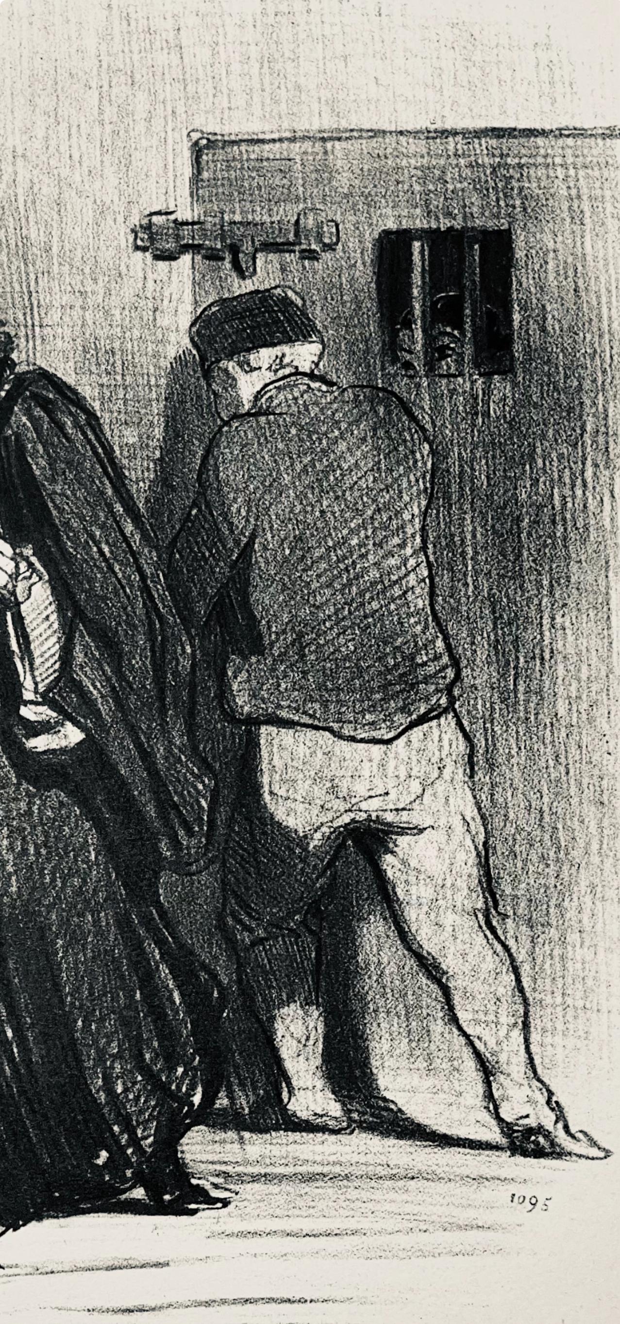 Honoré Daumier, Composition, Honoré Daumier, Law and Justice, Limited Edition Lithograph