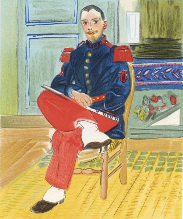 Raoul Dufy, Le Flûtiste, réplique, Lettre à mon peintre Raoul Dufy, Limited Edition Lithograph