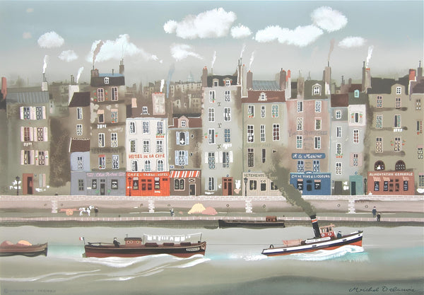 Michel Delacroix, Le Remorqueur, Limited Edition Lithograph