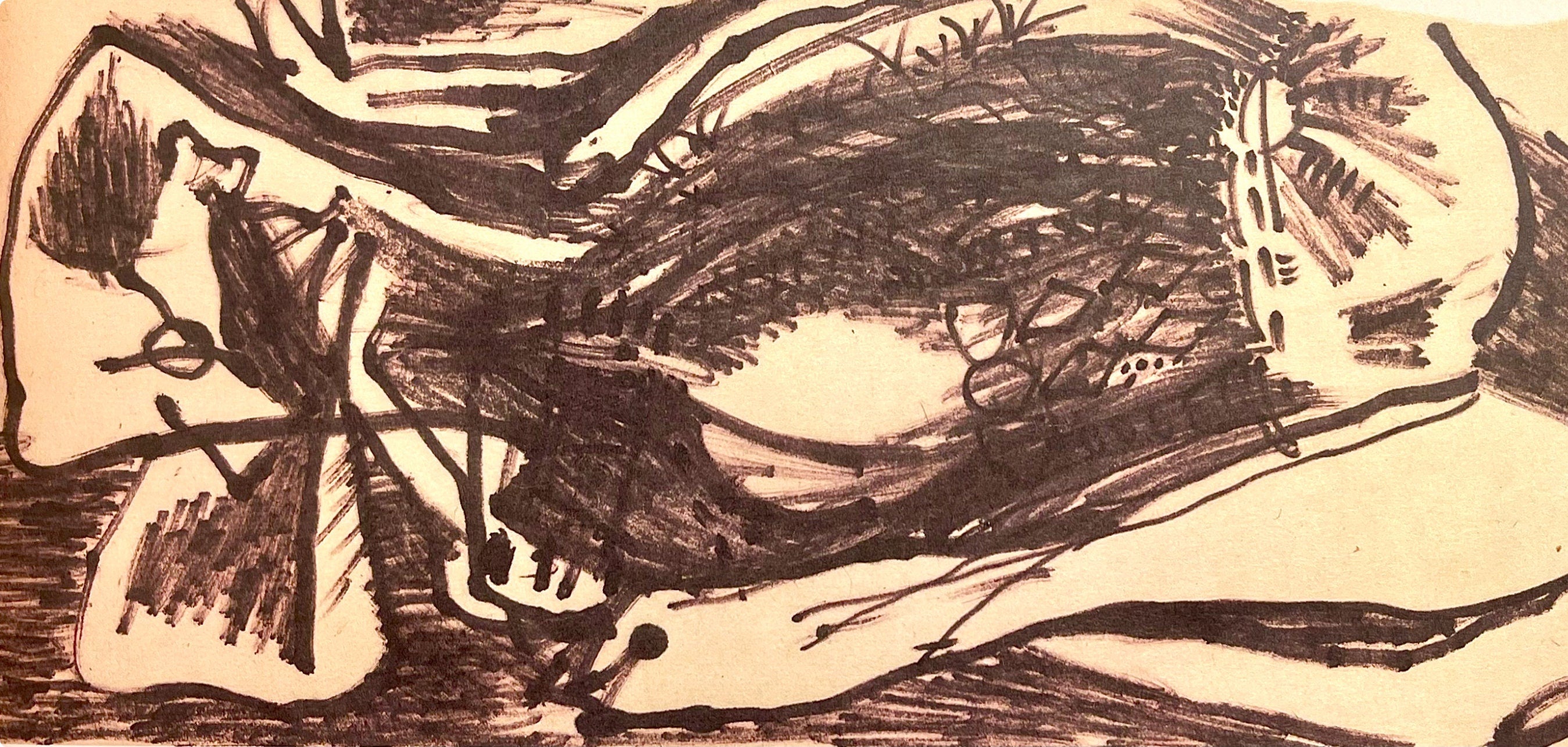 Jackson Pollock, Composition, Jackson Pollock, The Last Sketchbook, Limited Edition Lithograph