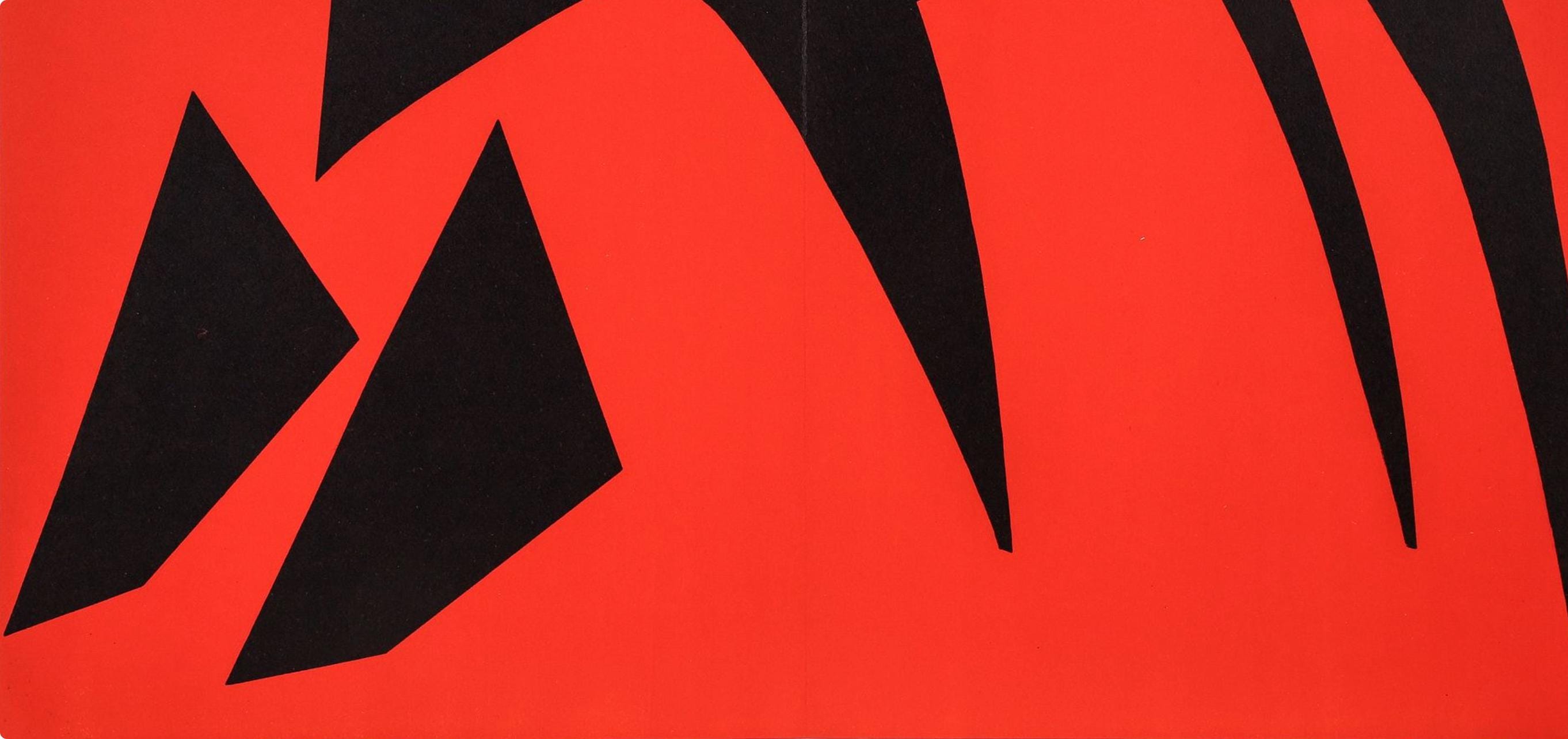 Alexander Calder, Composition, Derrière le miroir, Limited Edition Lithograph