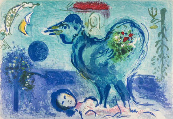 Marc Chagall, Composition (Cramer 36; Mourlot 208), Derrière le miroir, Limited Edition Lithograph