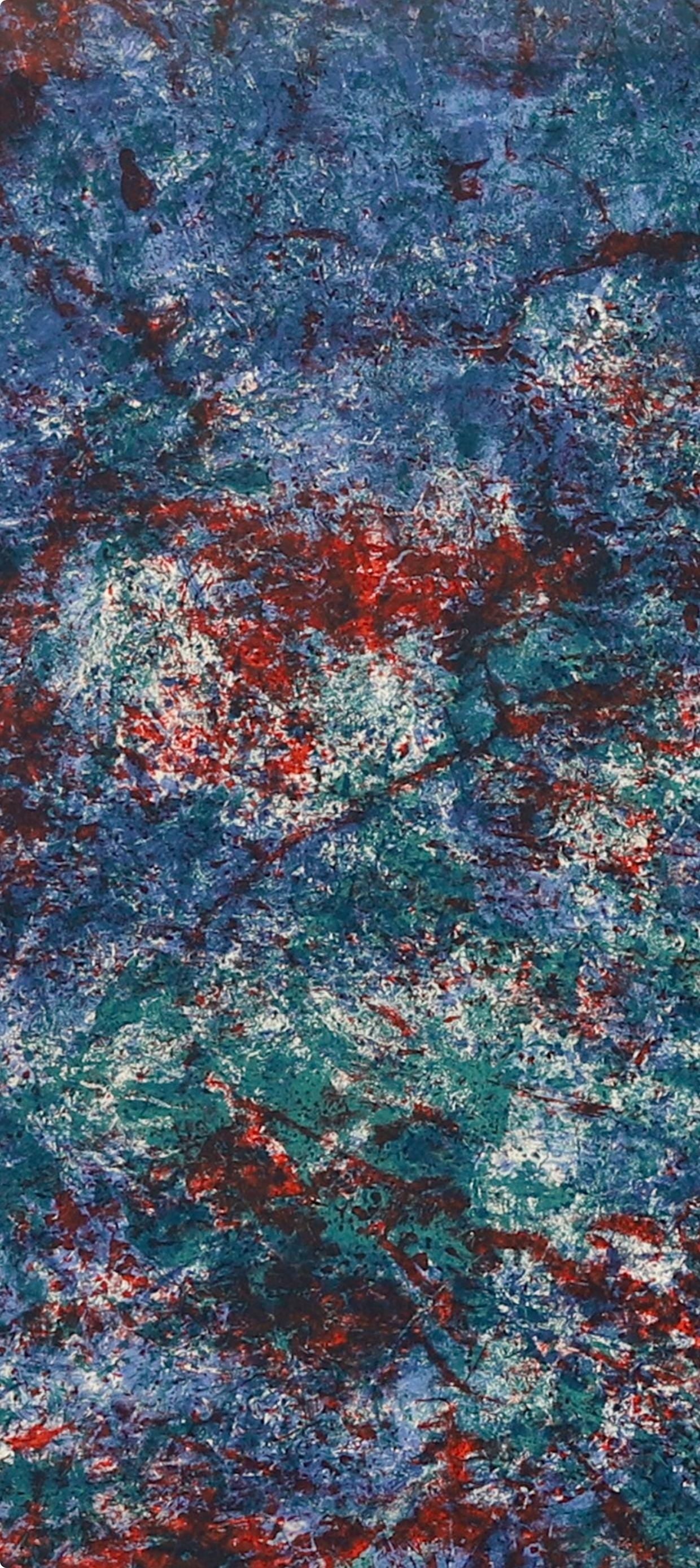 François Fiedler, Composition, Hommage à Aimé et Marguerite Maeght, Derrière le miroir, Limited Edition Lithograph