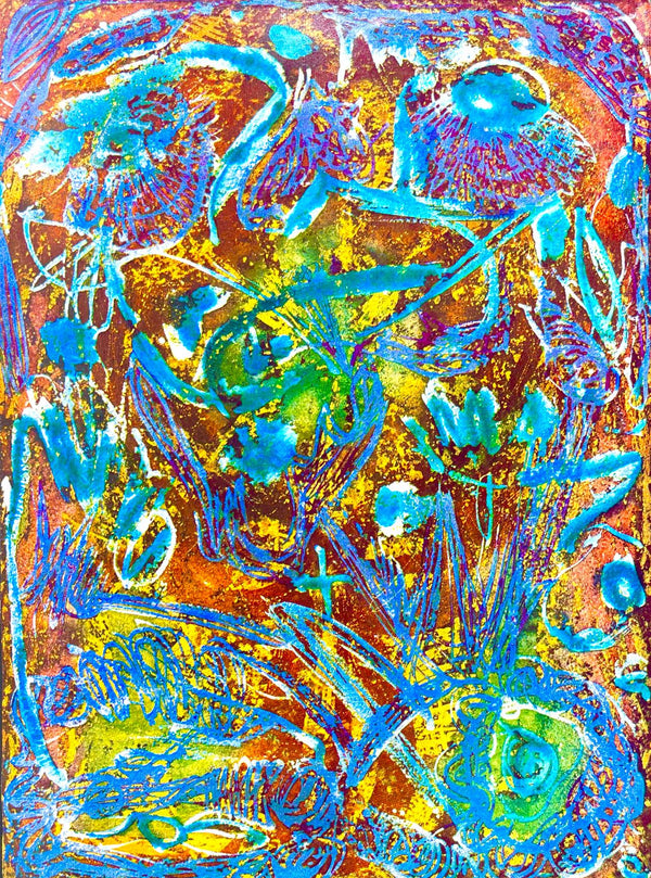 Alfonso Ossorio, Composition, Peintures initiatiques d'Alfonso Ossorio, Limited Edition Lithograph