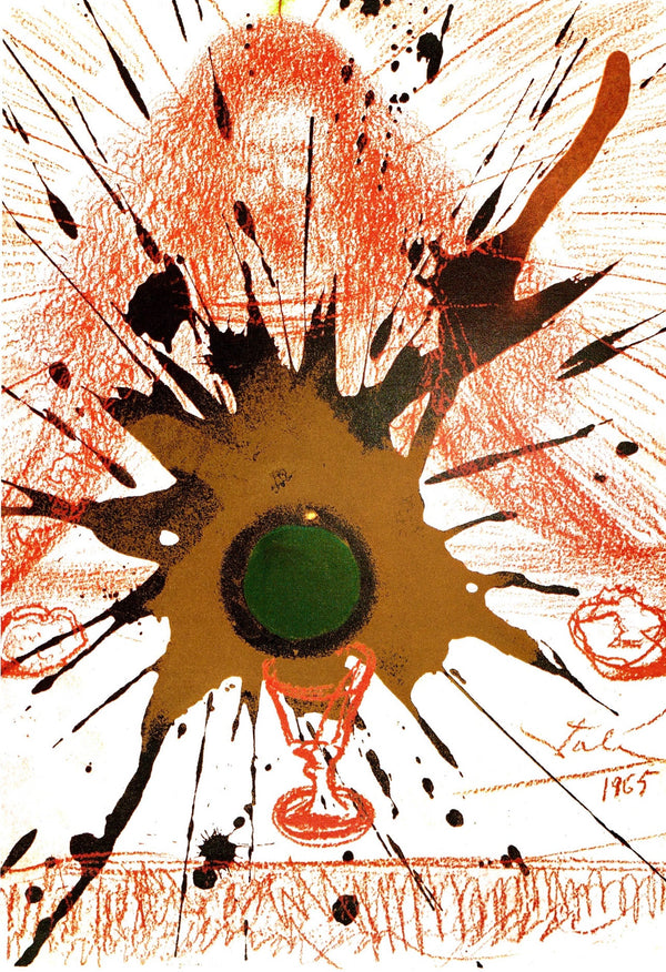 Salvador Dali, Composition (Michler/Löpsinger 1600; Field 69-3), Biblia Sacra, Limited Edition Lithograph