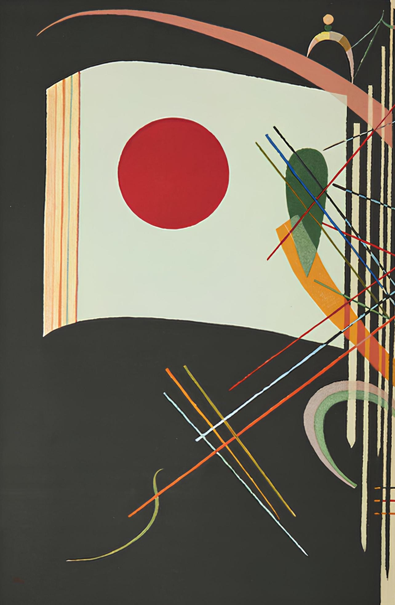 Wassily Kandinsky, Composition, Derrière le miroir, Limited Edition Lithograph