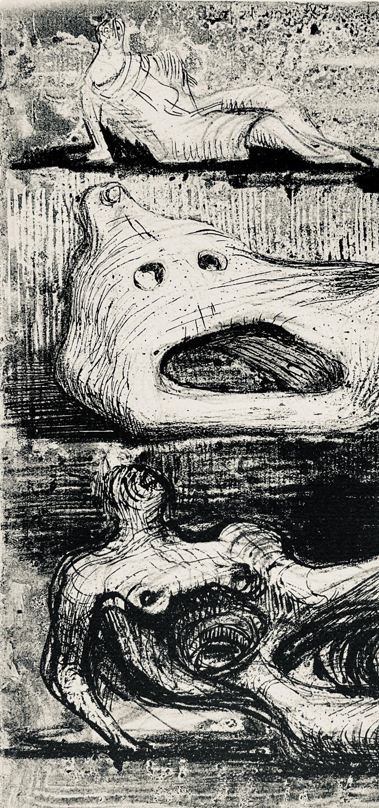 Henry Moore, Page from a Notebook, The Drawings of Henry Moore, Limited Edition Lithograph