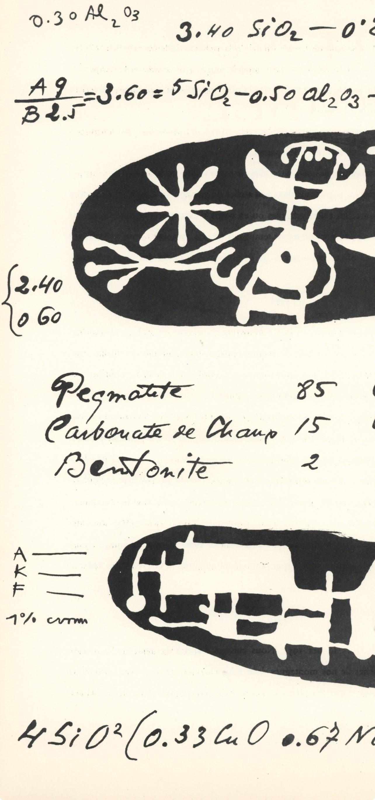 Joan Miró, Composition (Cramer 34), Derrière le miroir, Limited Edition Lithograph