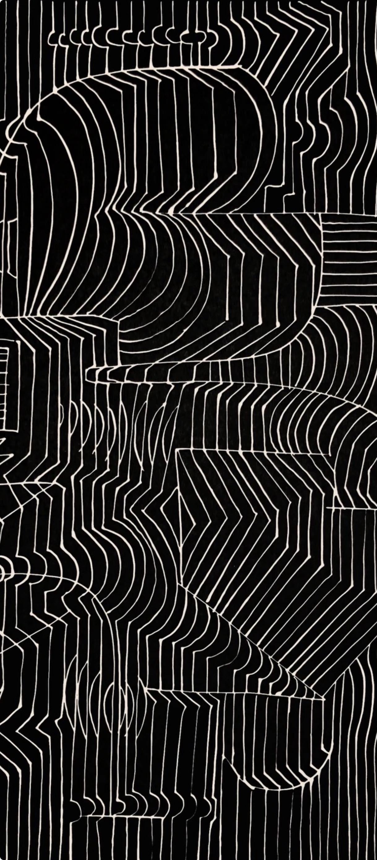Victor Vasarely, Composition, Ondulatoires, Limited Edition Héliogravure