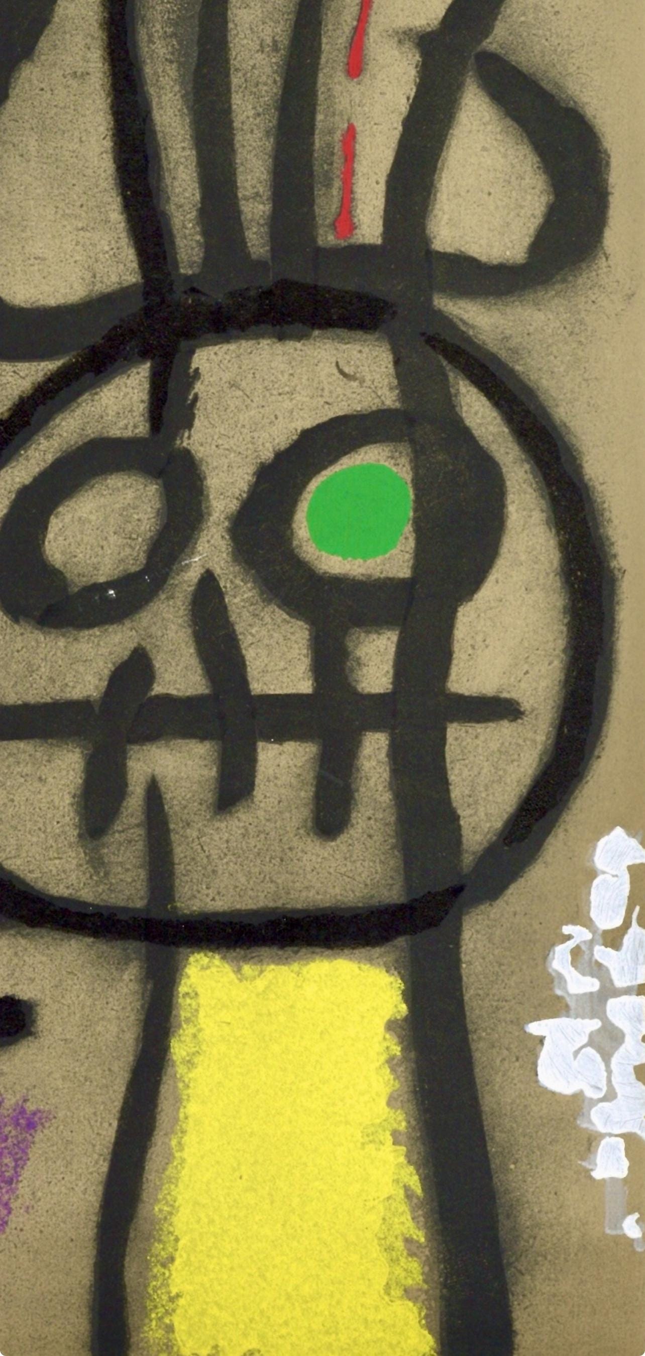 Joan Miró, Composition (Cramer 103; Mourlot 382-383), Miró Cartones 1956-1965, Limited Edition Lithograph