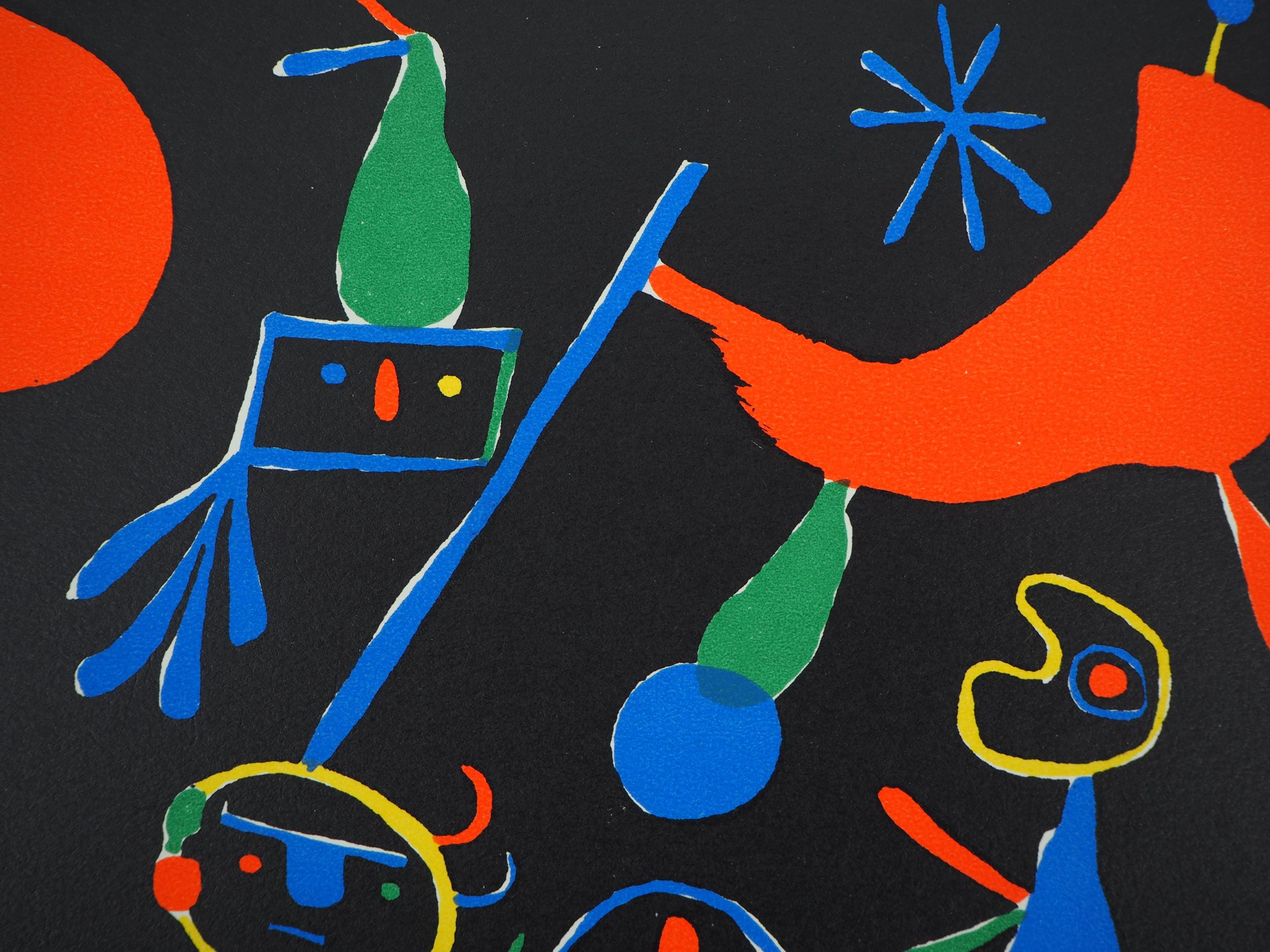 Joan Miró, Composition, Cahiers d'Art, Limited Edition Lithograph