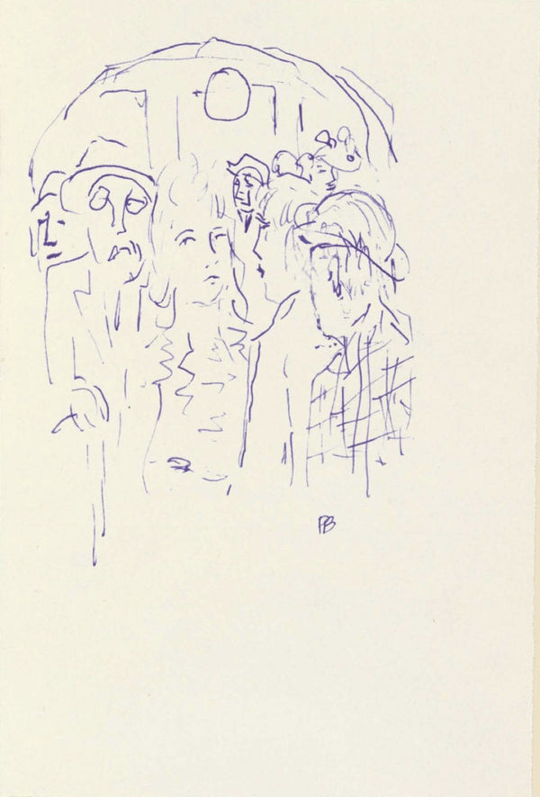 Pierre Bonnard, Composition (Terrasse 54), Pierre Bonnard Correspondences, Limited Edition Lithograph