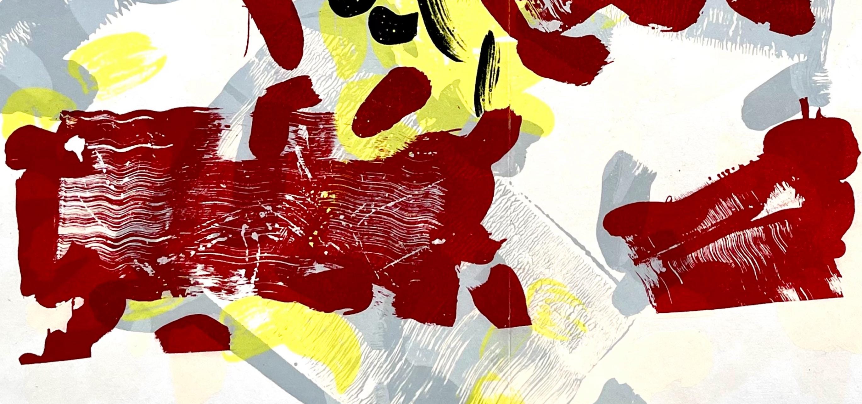 Jean-Paul Riopelle, Composition, Derrière le miroir, Limited Edition Lithograph