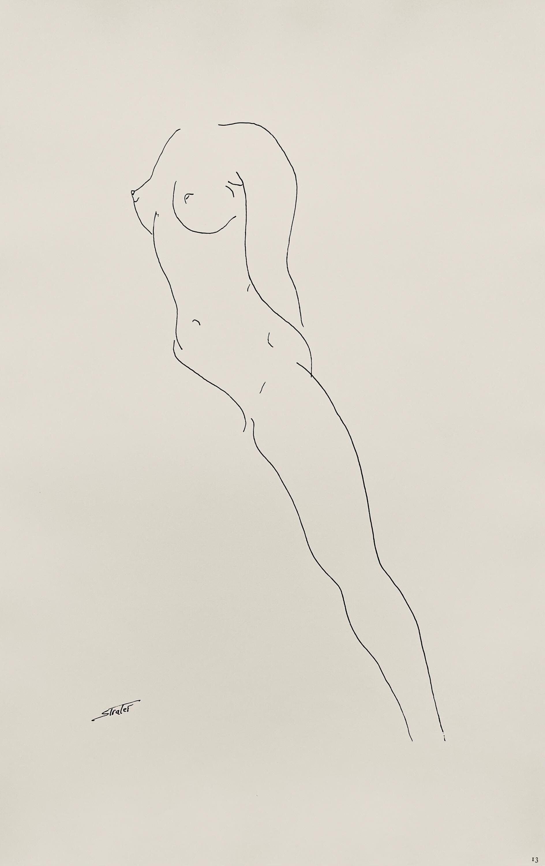 Henry Strater, Composition, 24 Drawings by Henry Strater, Limited Edition Lithograph