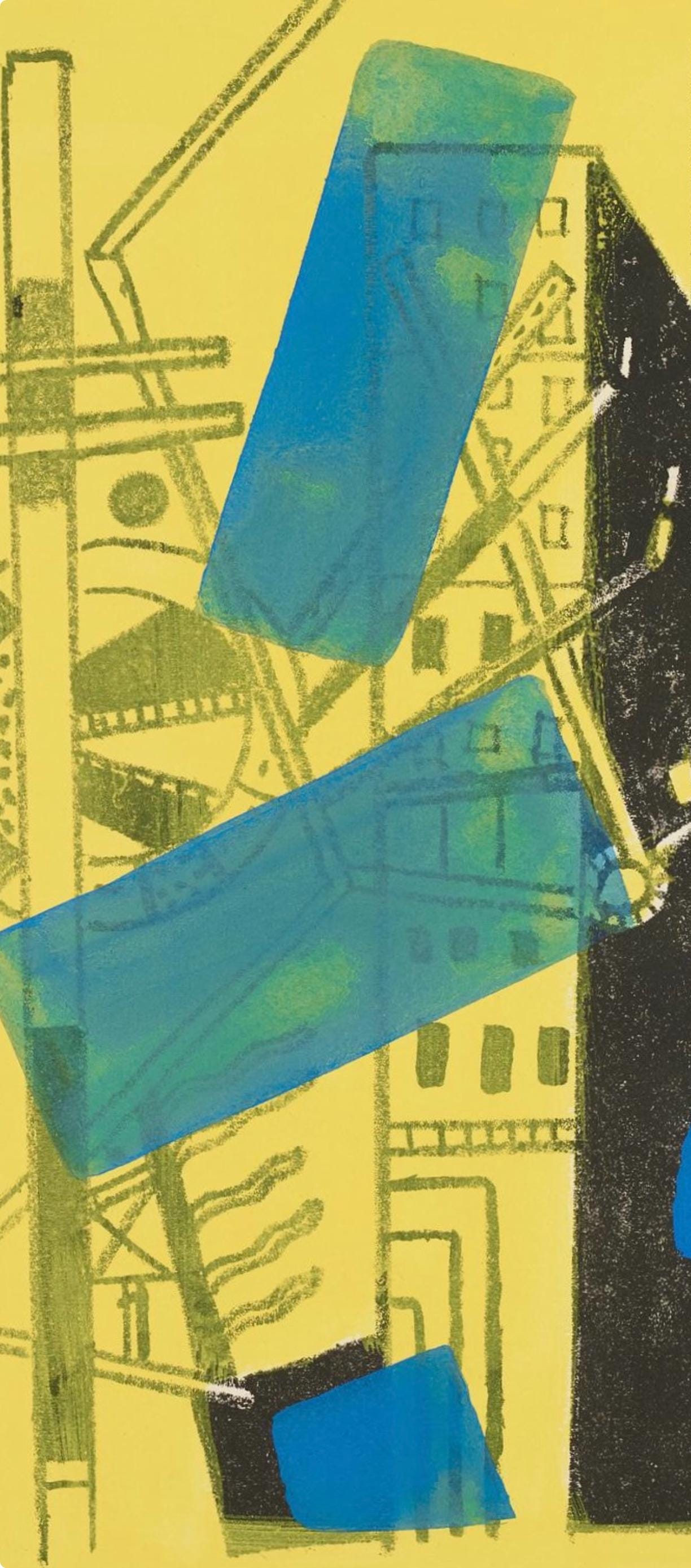 Fernand Léger, Composition (Saphire 24-38), Les Illuminations, Limited Edition Lithograph
