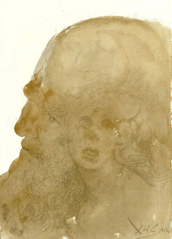 Salvador Dali, Composition (Michler/Löpsinger 1600; Field 69-3), Biblia Sacra, Limited Edition Lithograph