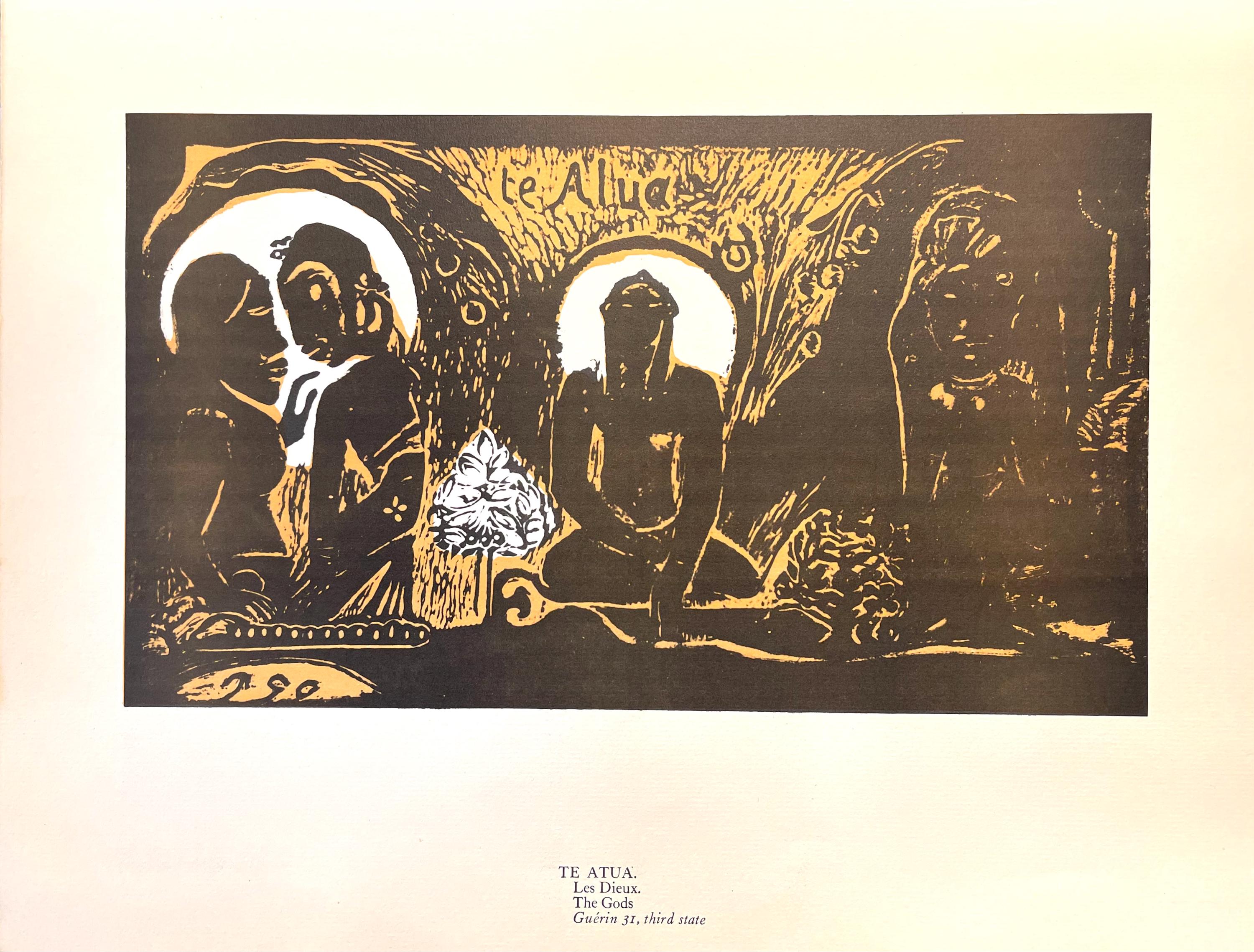 Paul Gauguin, The God (Te atua), Gauguin, Limited Edition Woodcut