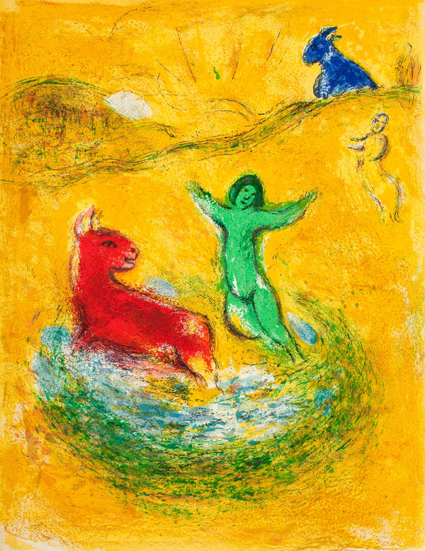Marc Chagall, Le piège à loups, Daphnis et Chloé, Limited Edition Héliogravure
