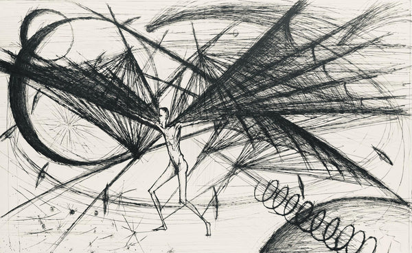 Bernard Buffet, Composition (Reinz 208-222), Voyages Fantastiques, Limited Edition Etching