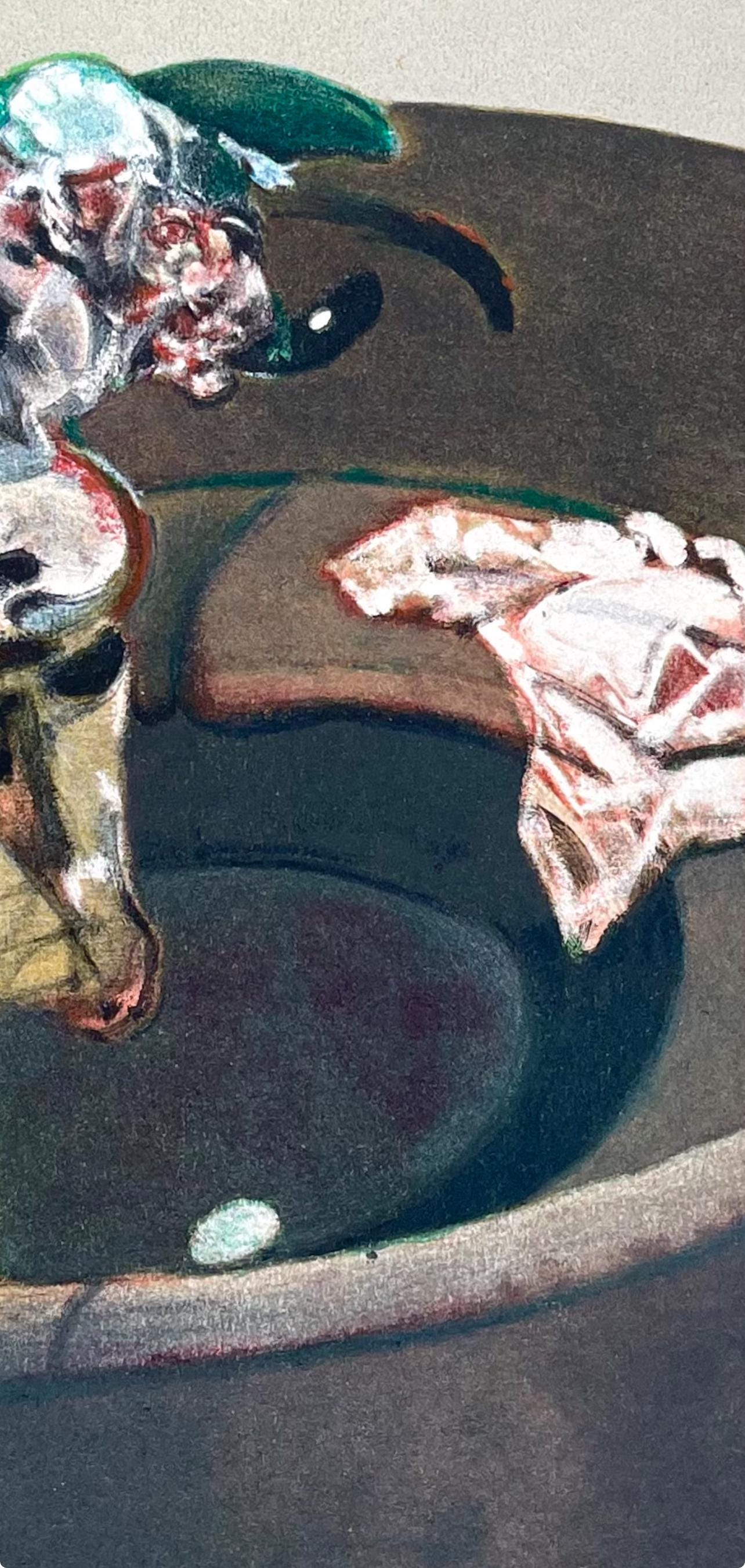 Francis Bacon, Portrait of George Dyer Crouching, Derrière le miroir, Limited Edition Lithograph