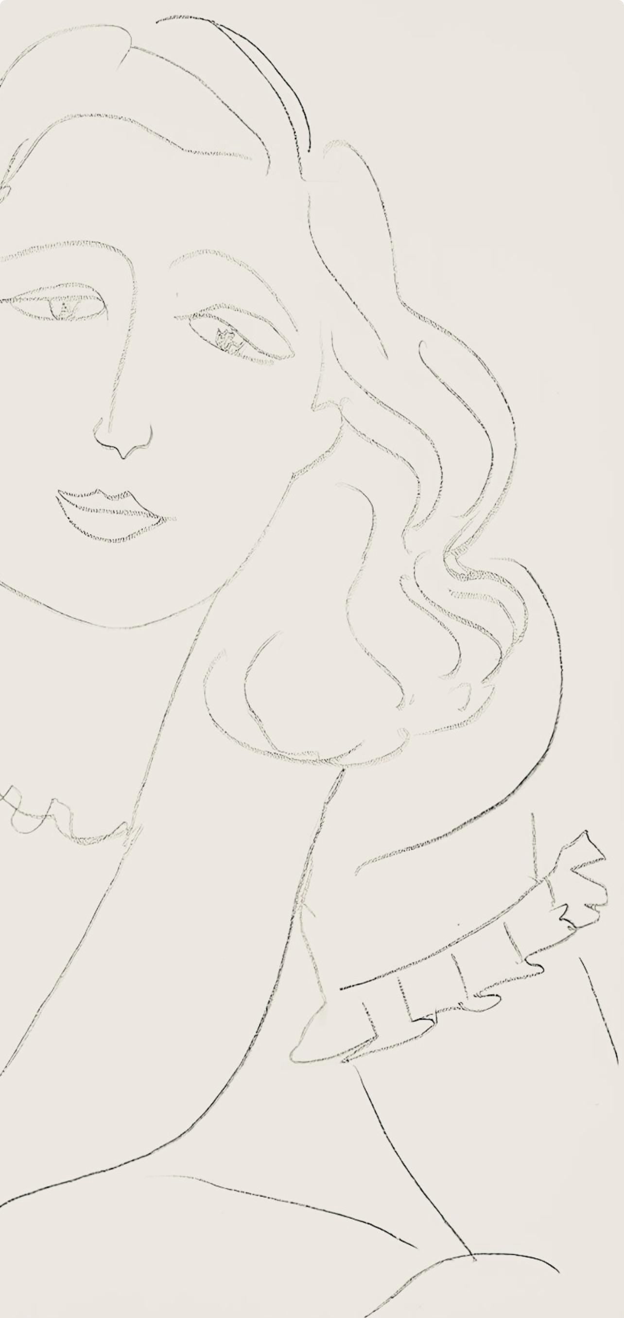 Henri Matisse, Série O, var. 7 (Duthuit 9), Henri Matisse, Dessins, Thèmes et variations, Limited Edition Lithograph