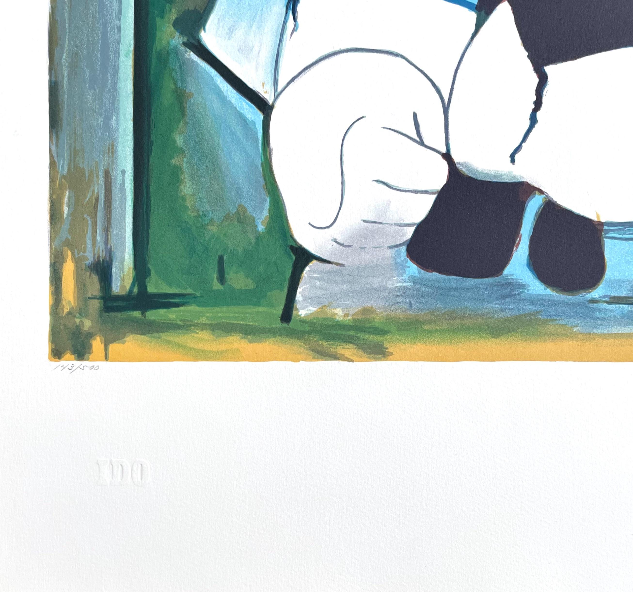 Pablo Picasso, Paloma en Bleu, Marina Picasso Collection, Official Limited Edition Lithograph