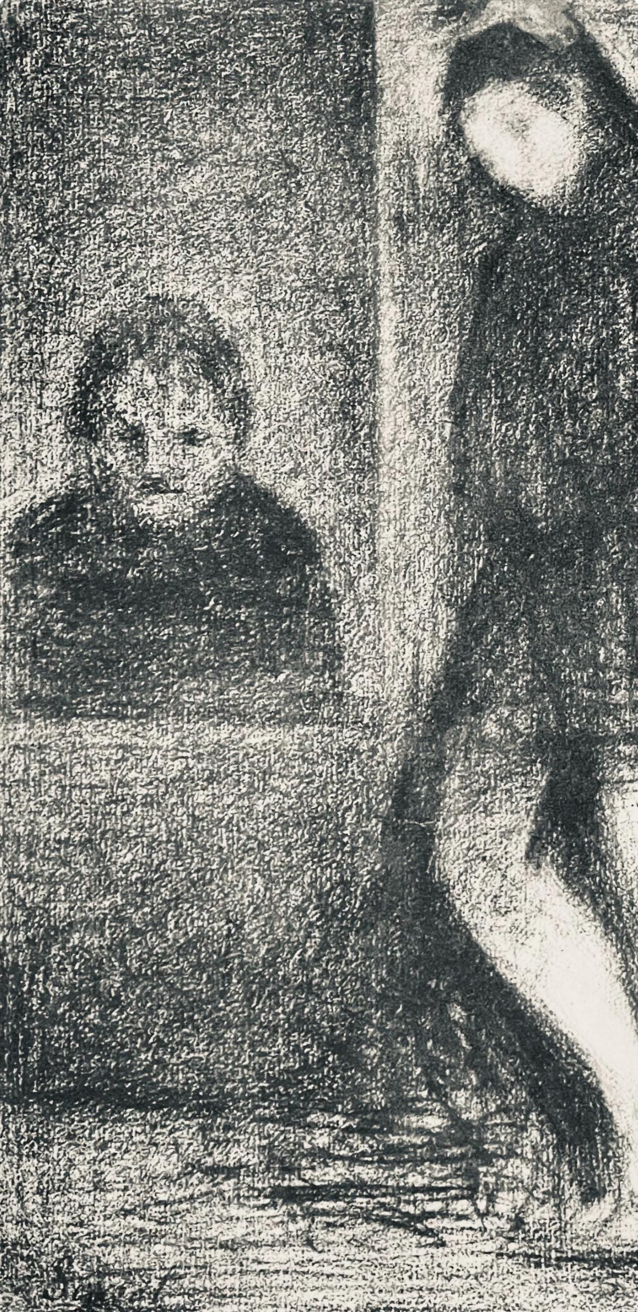 Georges Seurat, Saltimbanques: la danseuse et le caissier, Seurat, Limited Edition Lithograph