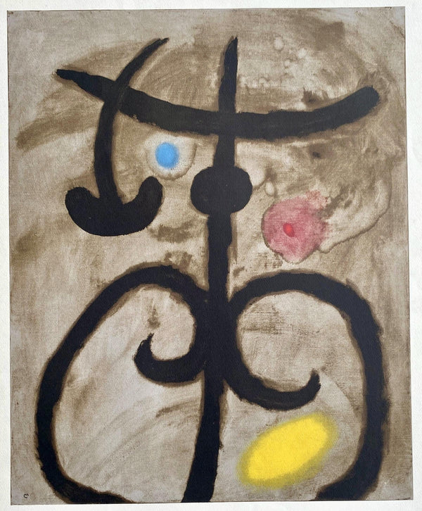 Joan Miró, Composition (Cramer 105), Femmes, Limited Edition Héliogravure