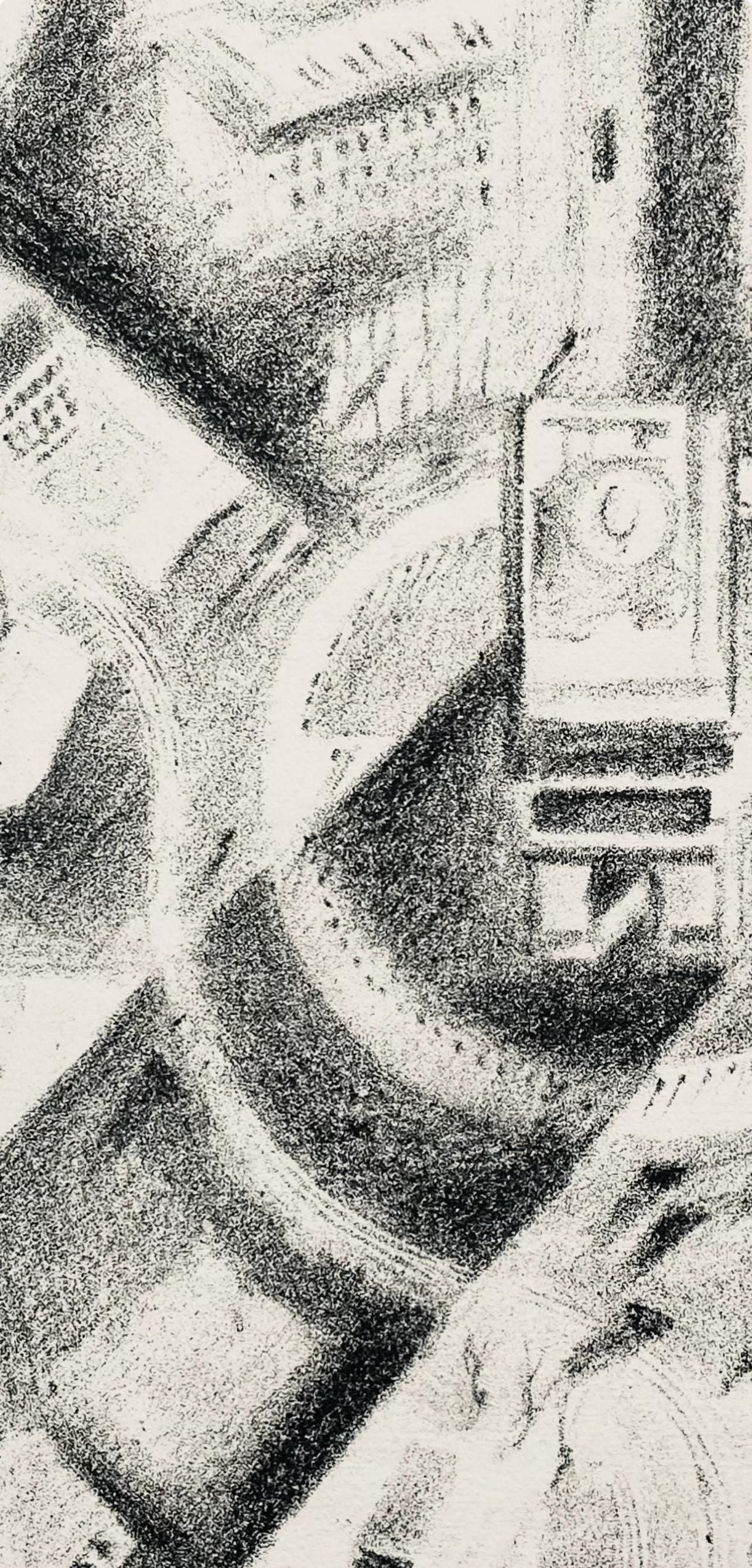 Robert Delaunay, La place de l'Étoile (Habasque 720-728), Allo! Paris!, Limited Edition Lithograph