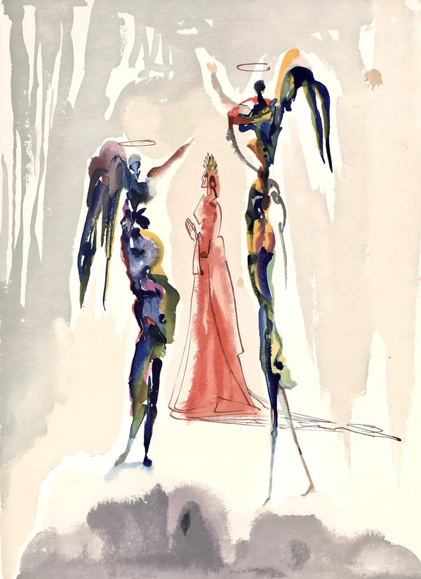 Salvador Dali, The Angels of the Empyrean (Michler/Löpsinger 1039-1138; Field 189-200), La Divine Comédie, Limited Edition Woodcut