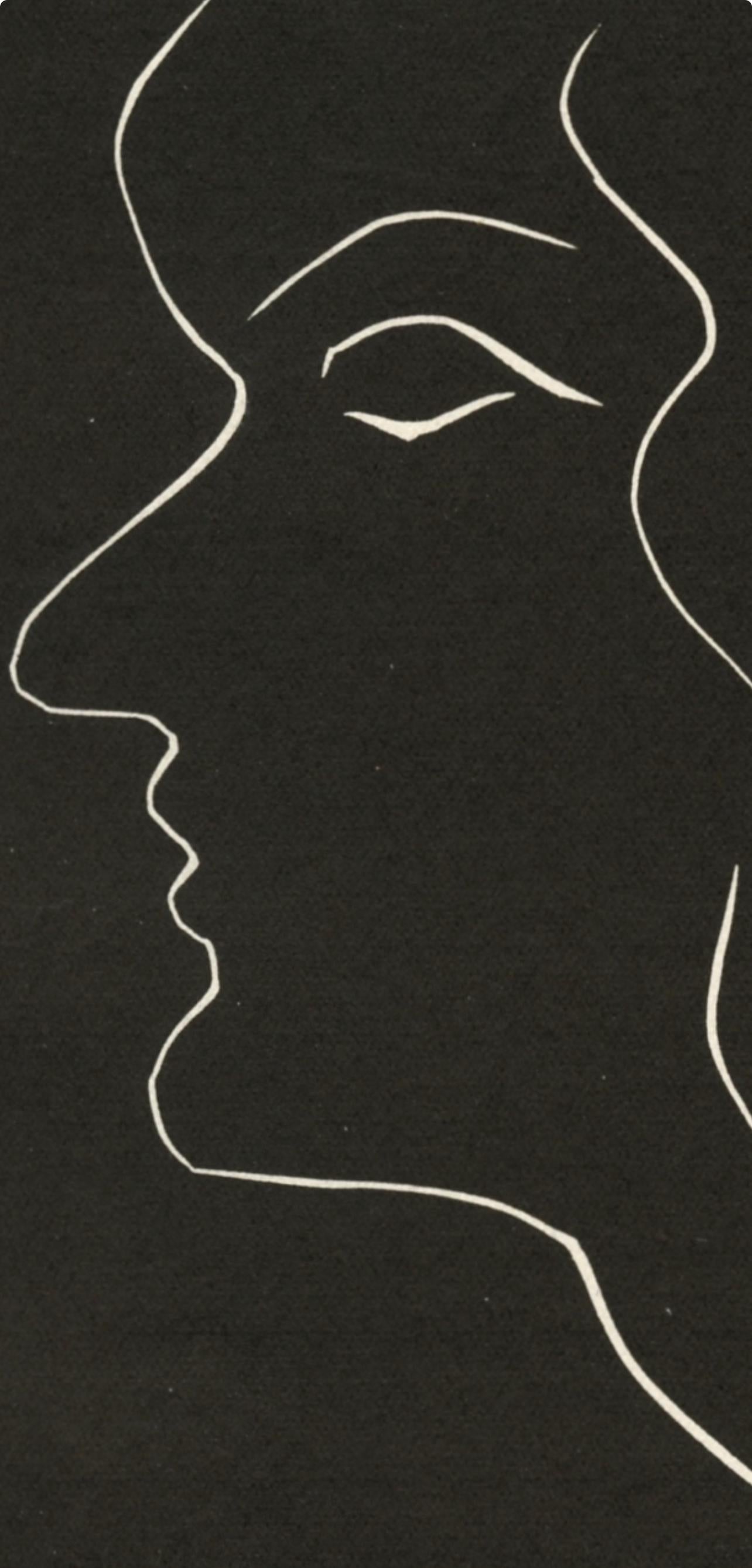 Henri Matisse, Composition (Duthuit No. 17), Pierre à feu, Les Miroirs profonds, Limited Edition Woodcut