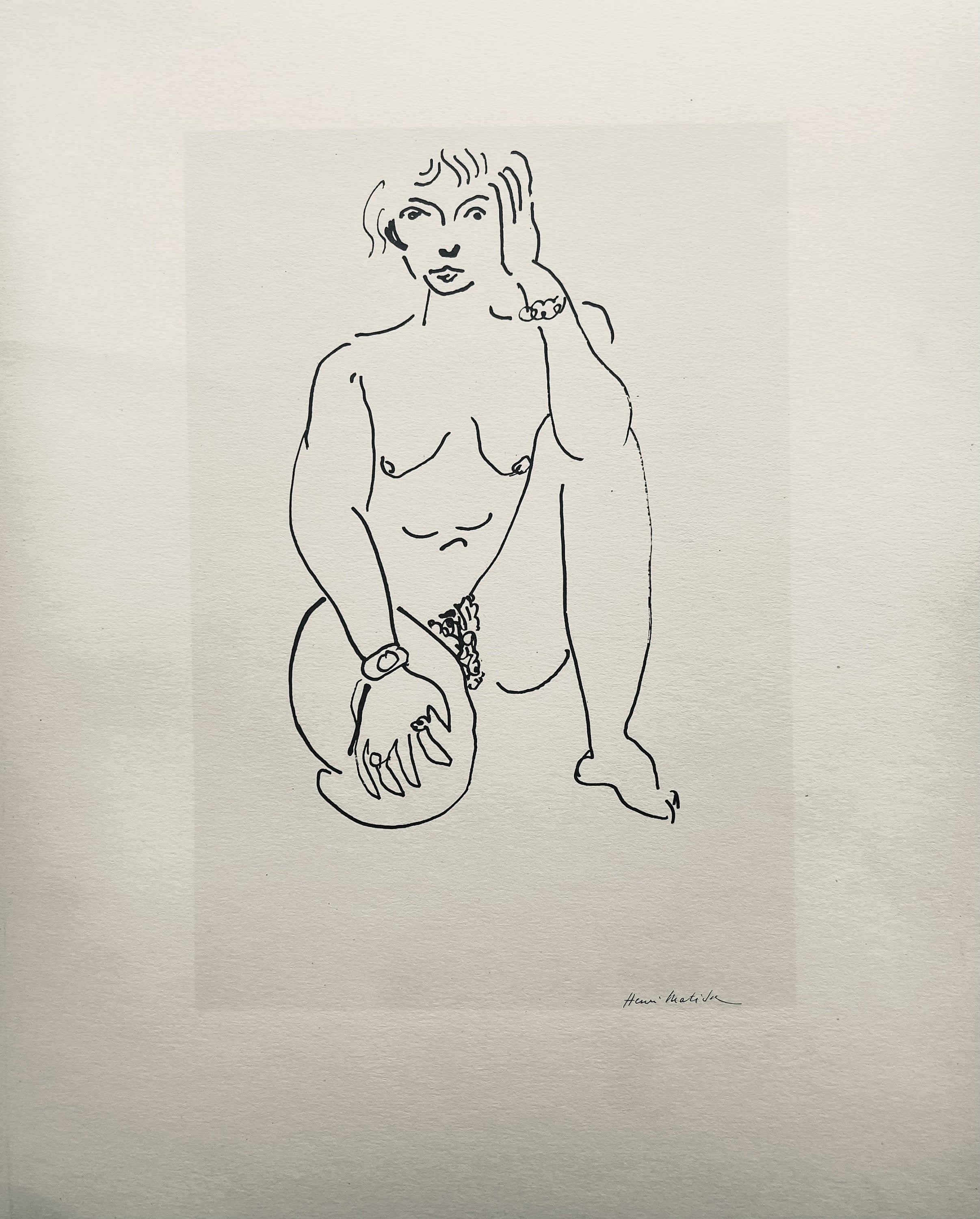 Henri Matisse, Composition (Dutel 3), Dessins de Henri-Matisse, Limited Edition Lithograph