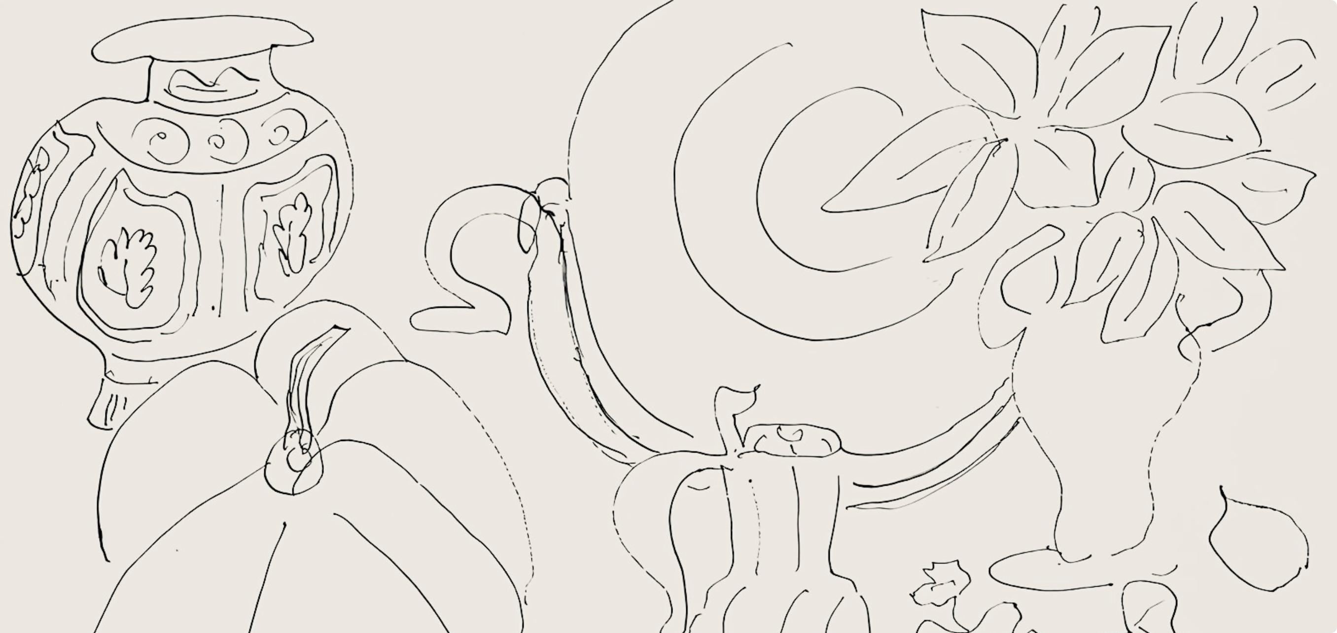 Henri Matisse, Série G, var. 6 (Duthuit 9), Henri Matisse, Dessins, Thèmes et variations, Limited Edition Lithograph