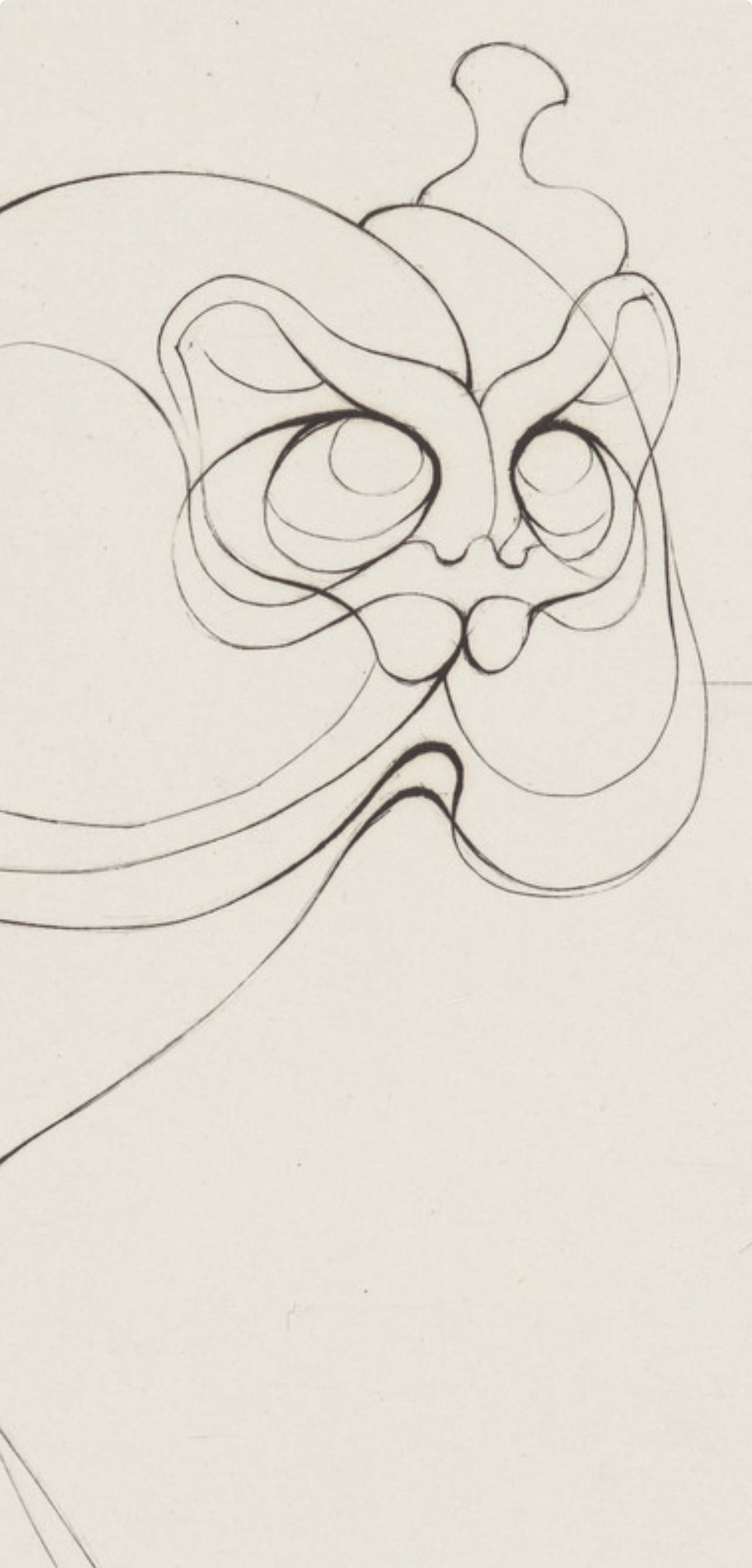 Hans Bellmer, Composition, Feuilles éparses, Limited Edition Etching
