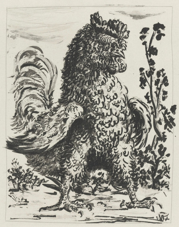 Pablo Picasso, Le Coq, Histoire naturelle, Limited Edition Lithograph