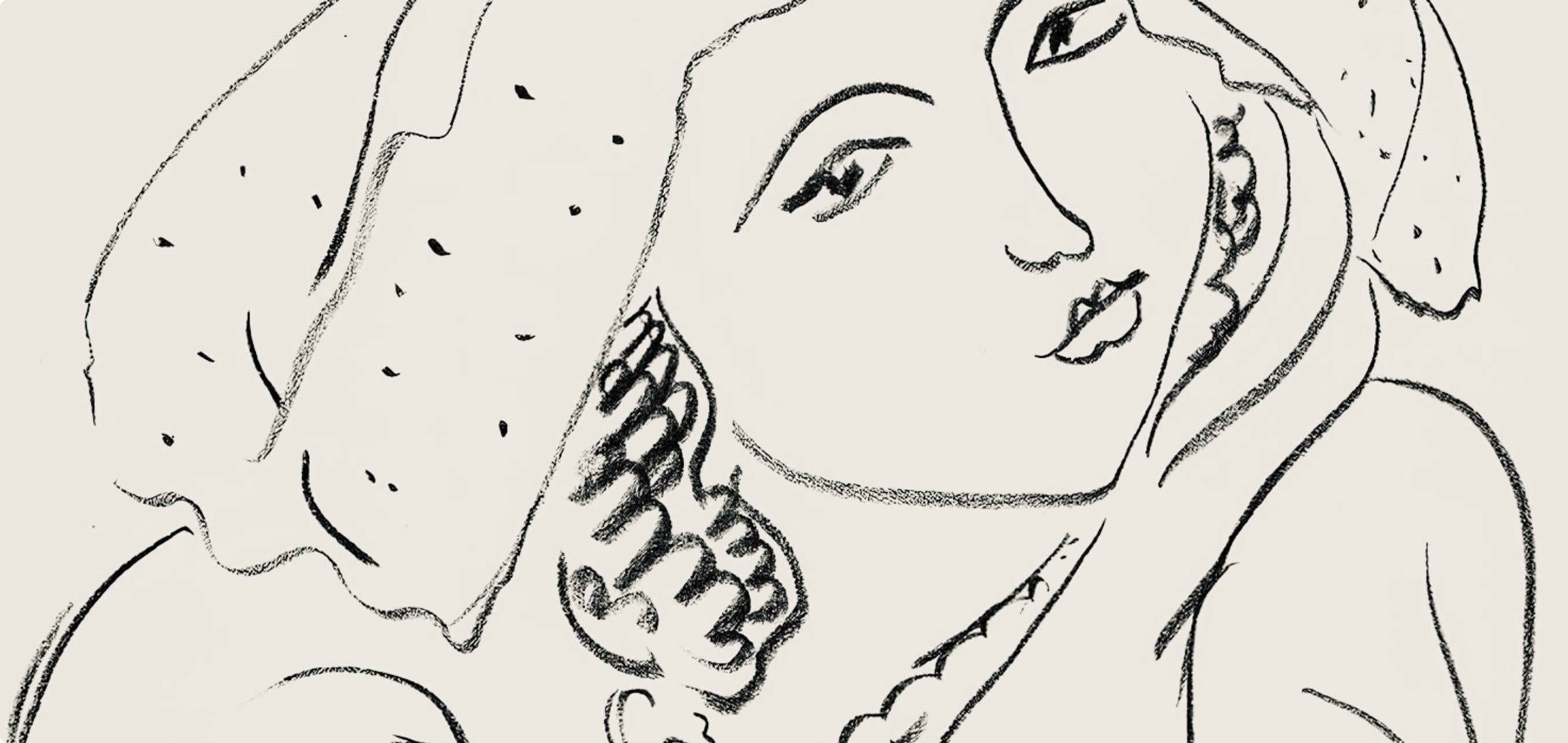 Henri Matisse, Série I, var. 5 (Duthuit 9), Henri Matisse, Dessins, Thèmes et variations, Limited Edition Lithograph