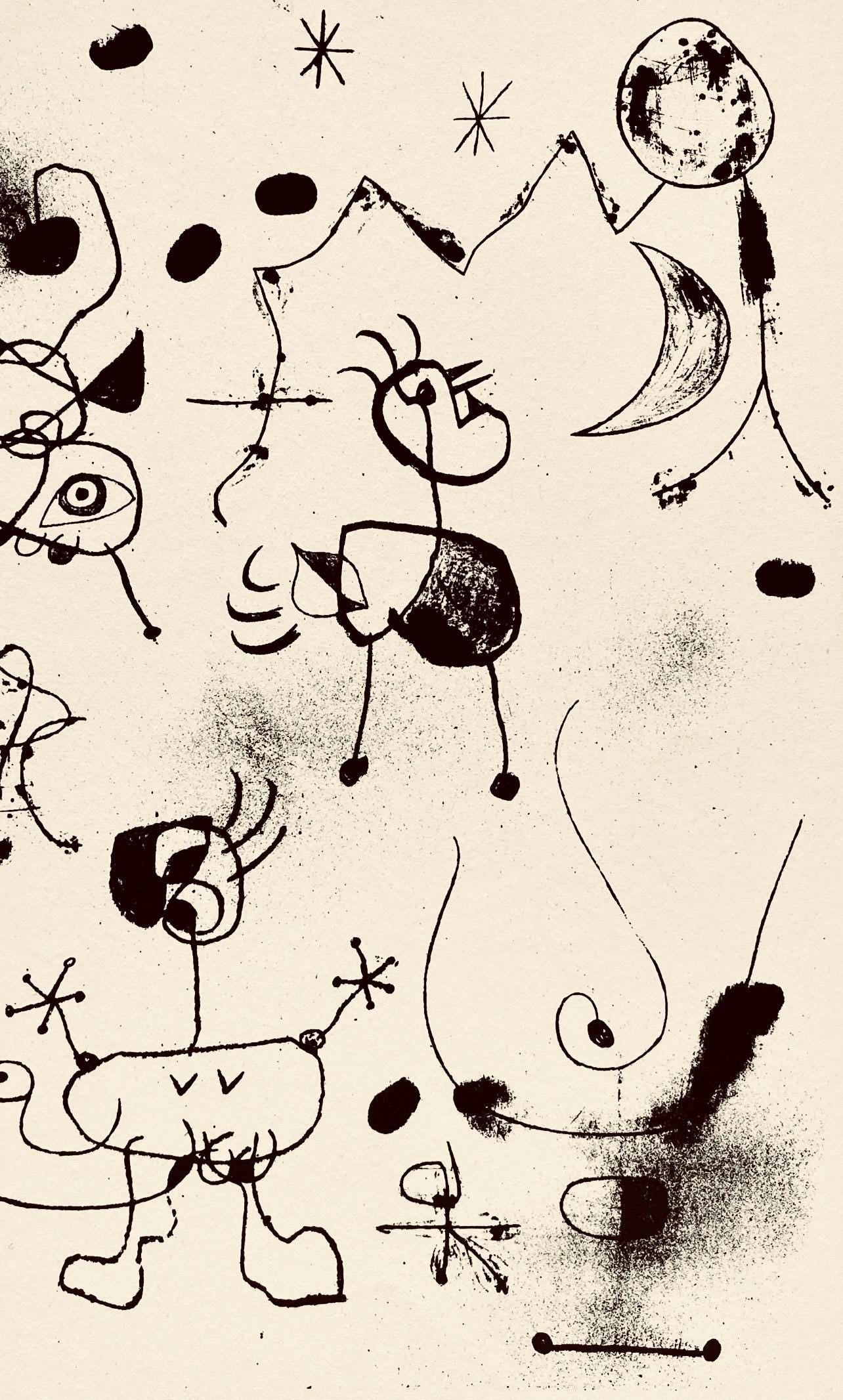 Joan Miró, Composition, The Prints of Joan Miro, Limited Edition Etching