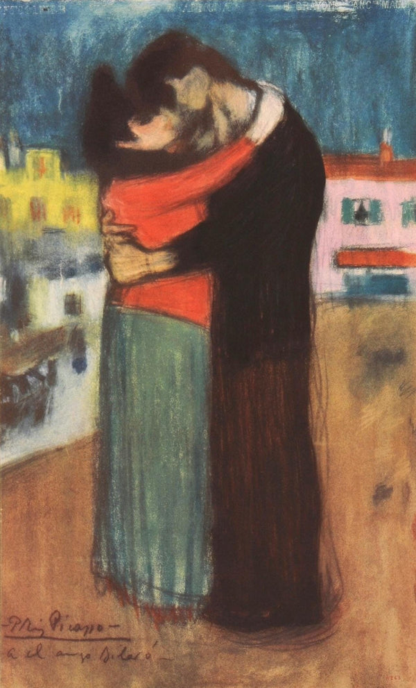 Pablo Picasso, Composition, Les Bleus de Barcelone, Limited Edition Lithograph