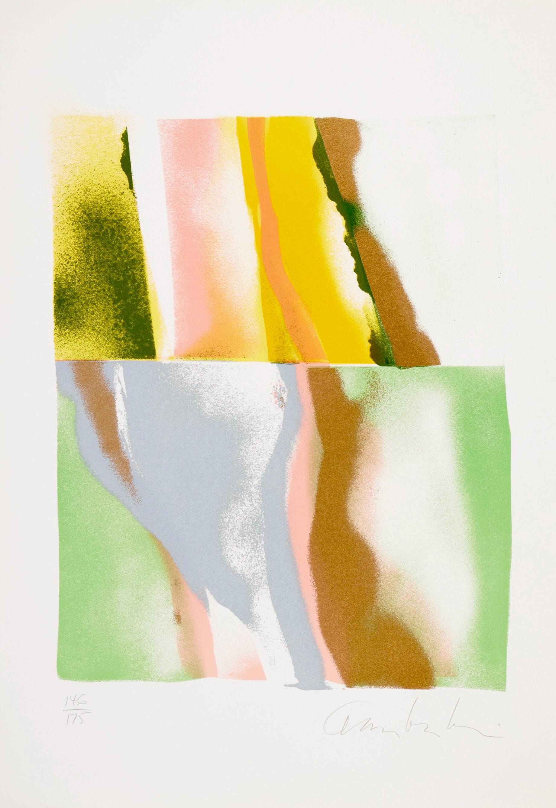 John Chamberlain, Flashback VI, Limited Edition Lithograph