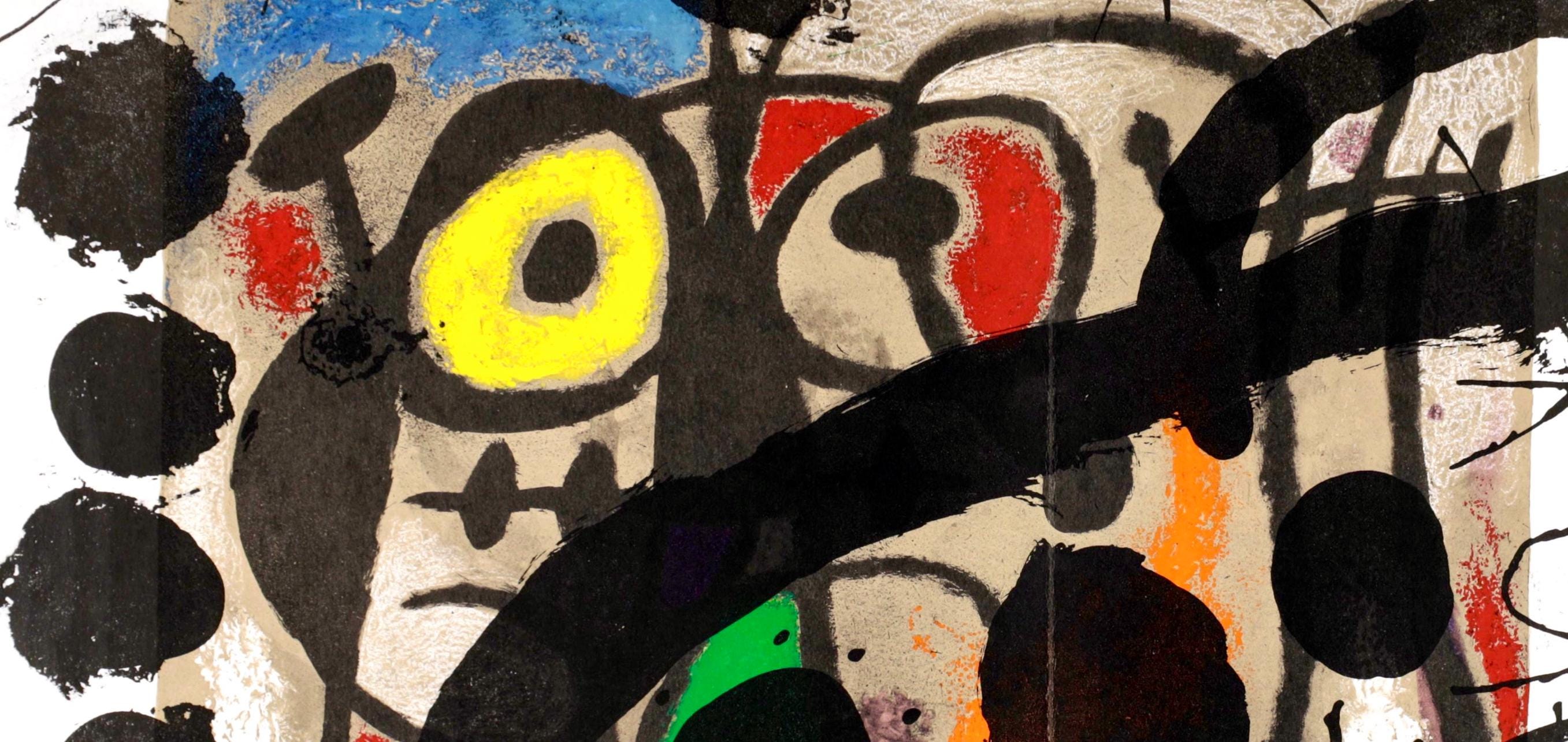 Joan Miró, Composition (Cramer 102; Mourlot 428-449), Derrière le miroir, Limited Edition Lithograph