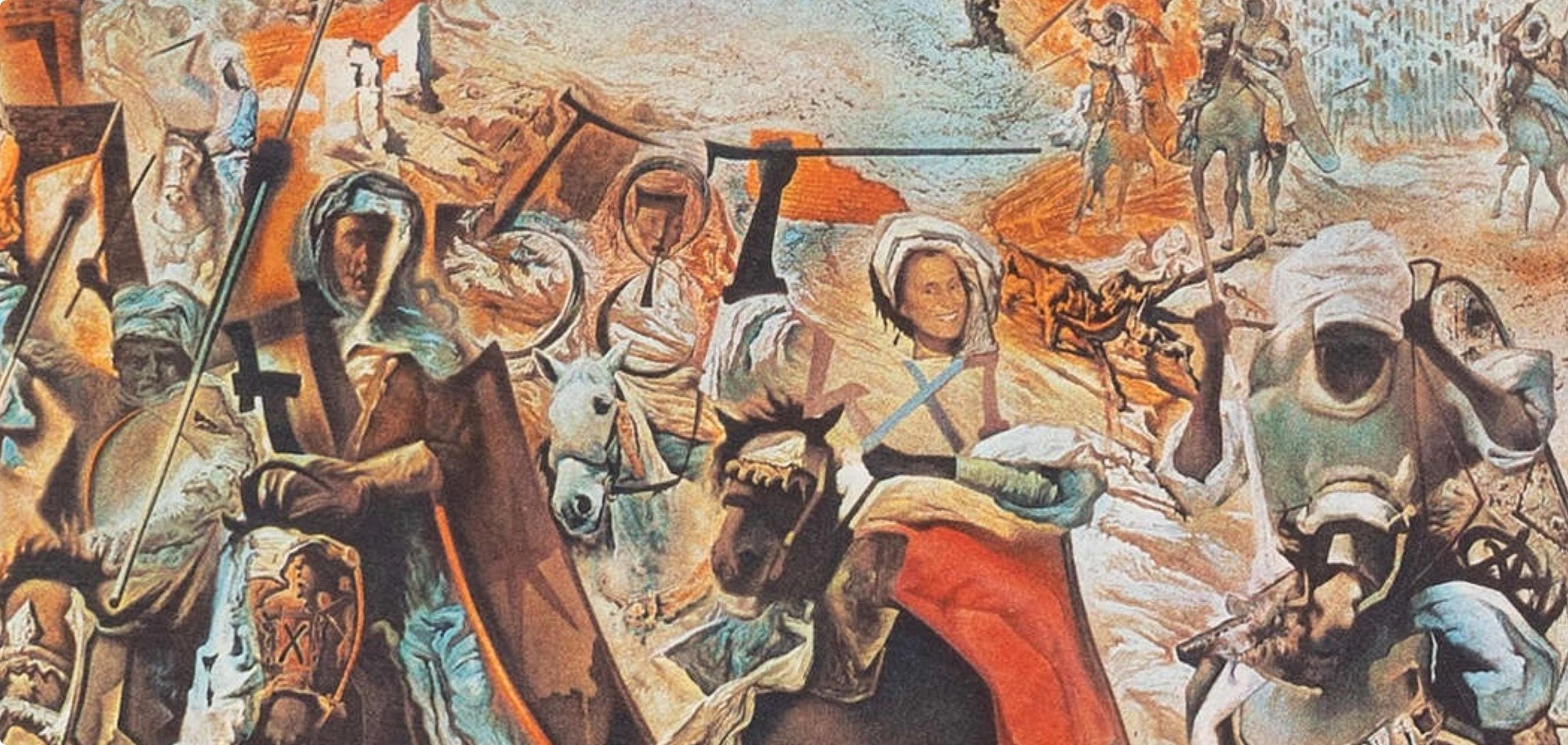 Salvador Dalí, La Batalla de Tetuán, XXe siècle, Limited Edition Lithograph