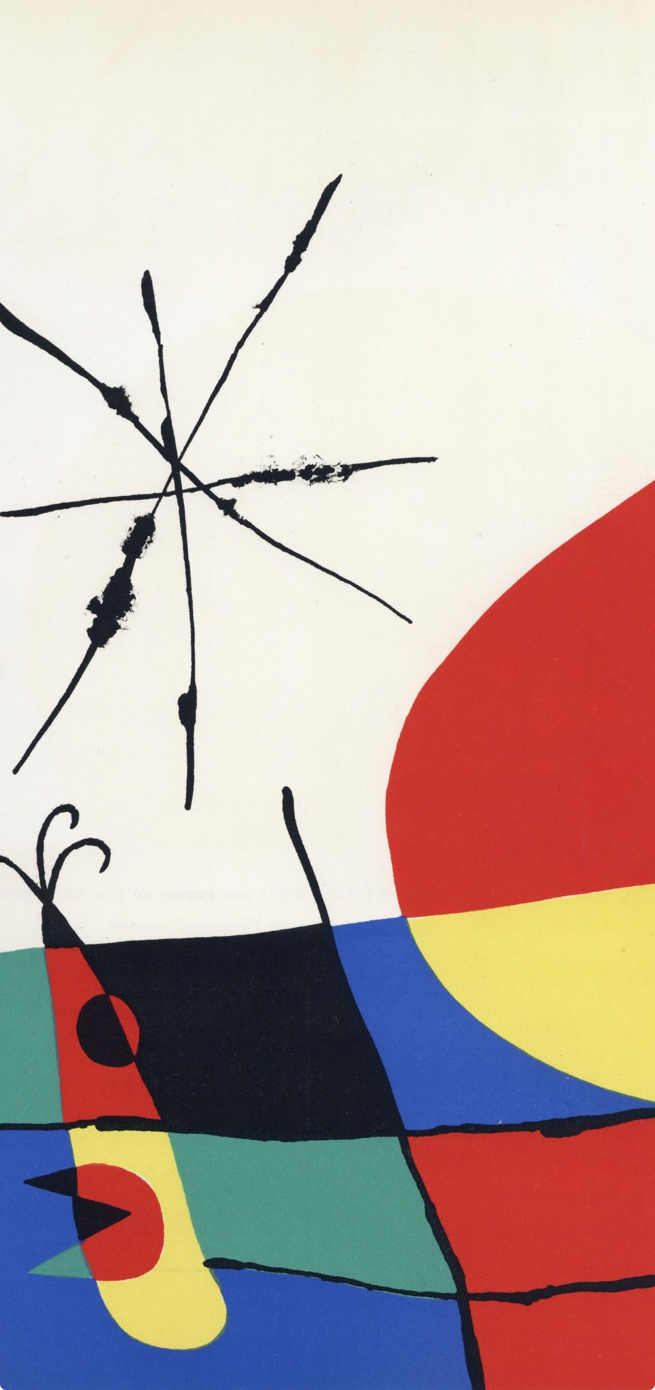 Joan Miró, Composition (Cramer 34), Derrière le miroir, Limited Edition Lithograph