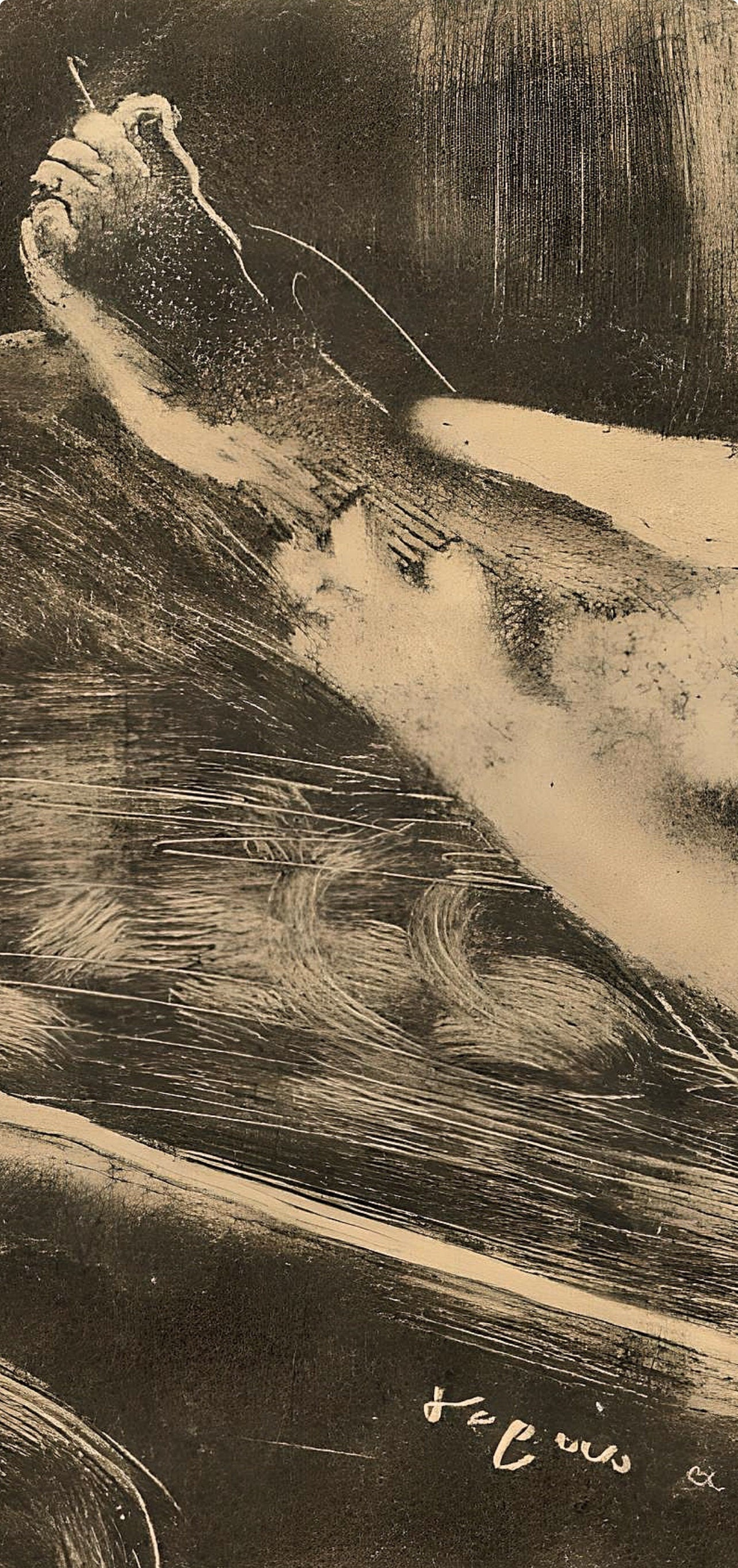 Edgar Degas, Le Bain, E. Degas Monotypes, Limited Edition Monotype