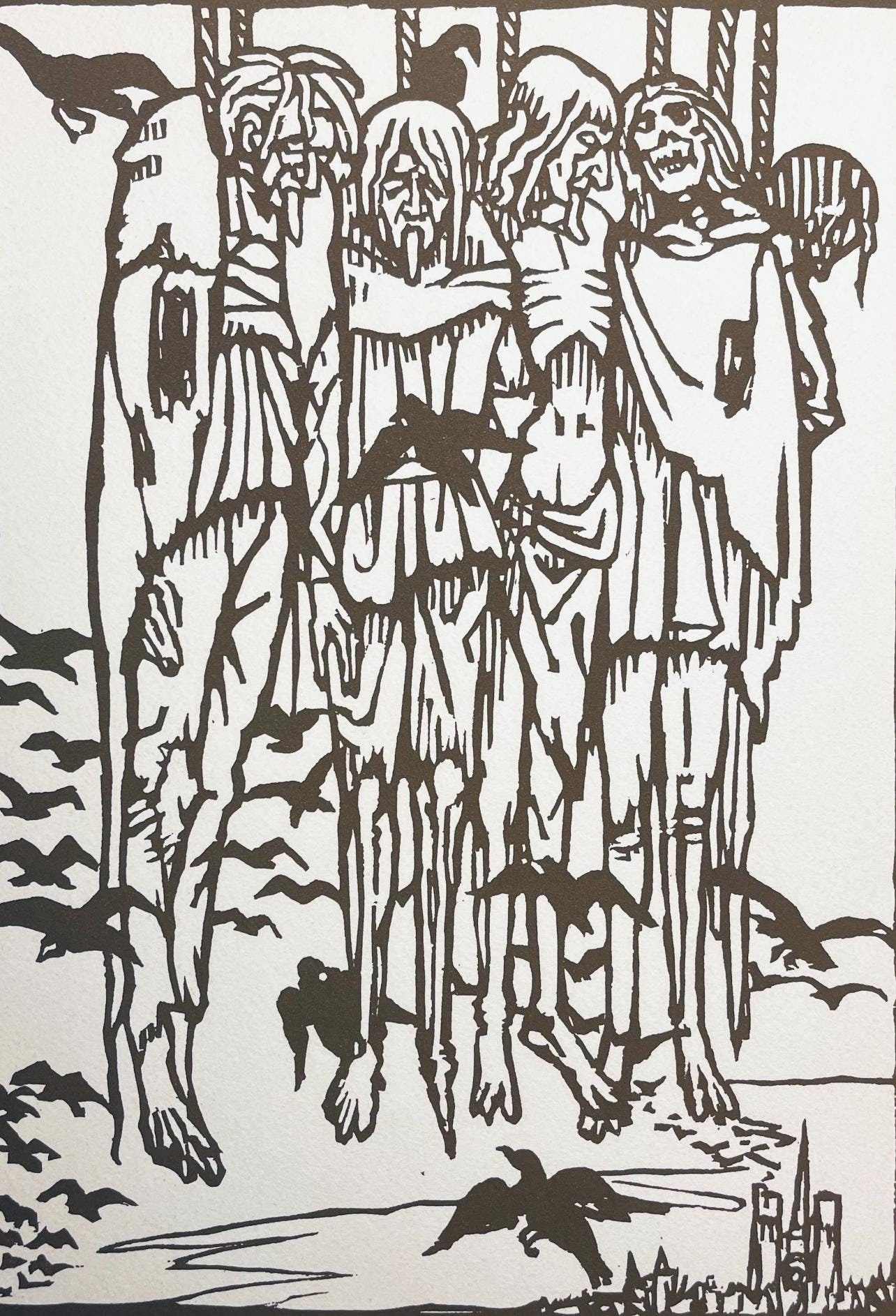 Émile Bernard, Composition, Éloge de Émile Bernard, Limited Edition Woodcut