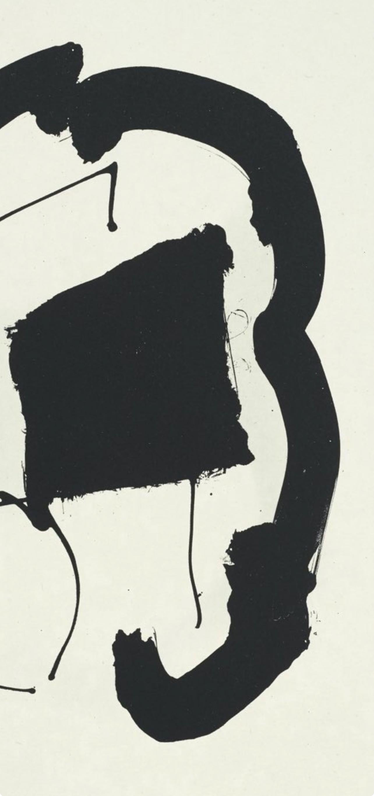 Robert Motherwell, Composition (Belknap 354-380; Engberg/Banach 415-441), Three Poems, Limited Edition Lithograph