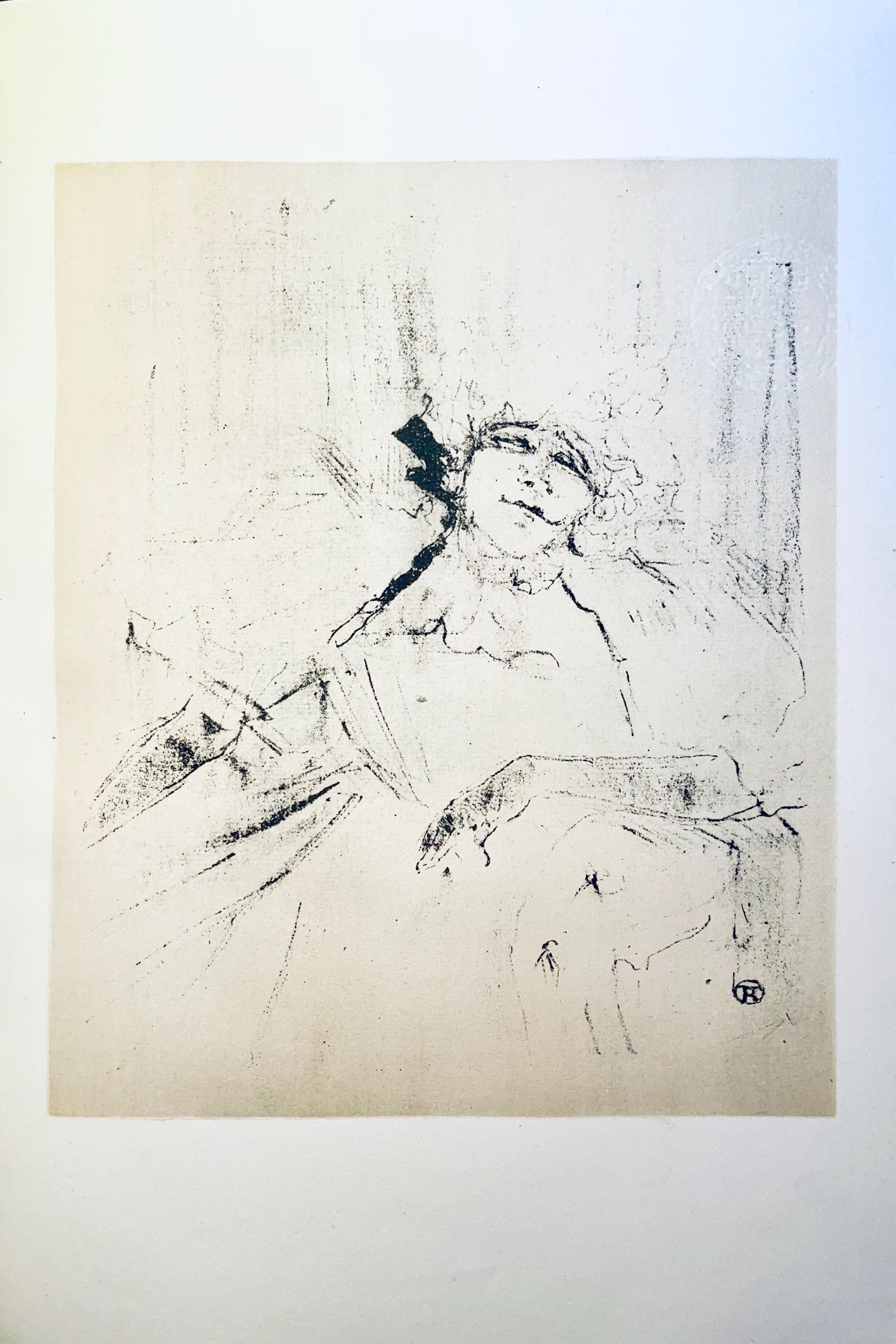 Henri de Toulouse-Lautrec, Composition, Images de Lautrec, 21 Planches en Couleurs, Collezione dell'Obelisco, Limited Edition Lithograph
