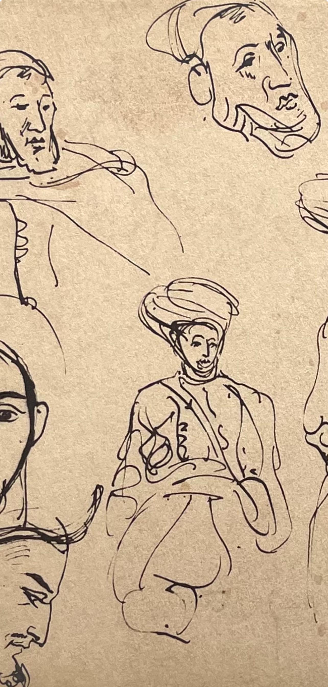 Eugène Delacroix, Composition, Trente et un Dessins et Aquarelles du Maroc, Limited Edition Lithograph