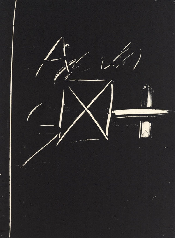 Antoni Tàpies, Composition, Derrière le miroir, Limited Edition Lithograph
