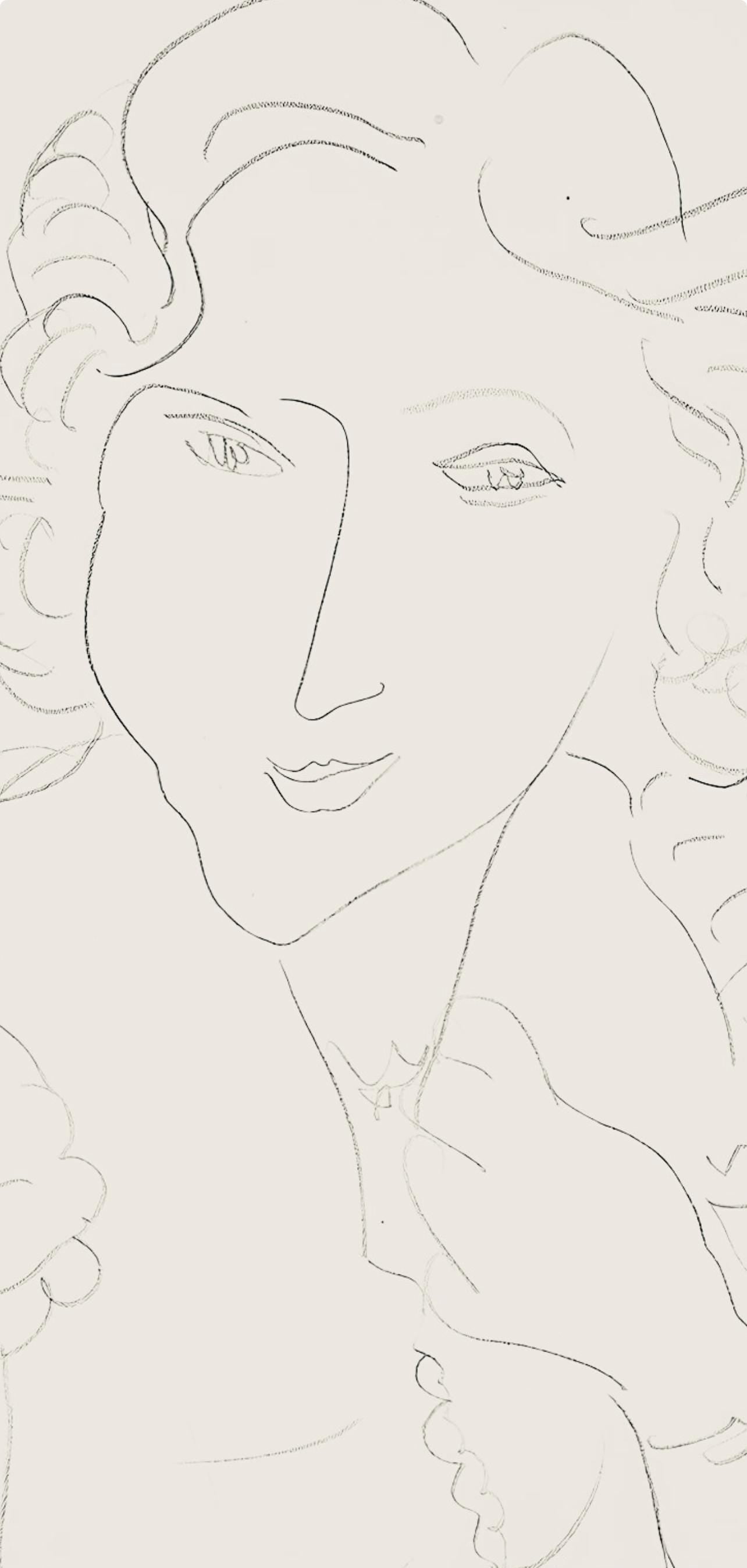 Henri Matisse, Série O, var. 5 (Duthuit 9), Henri Matisse, Dessins, Thèmes et variations, Limited Edition Lithograph